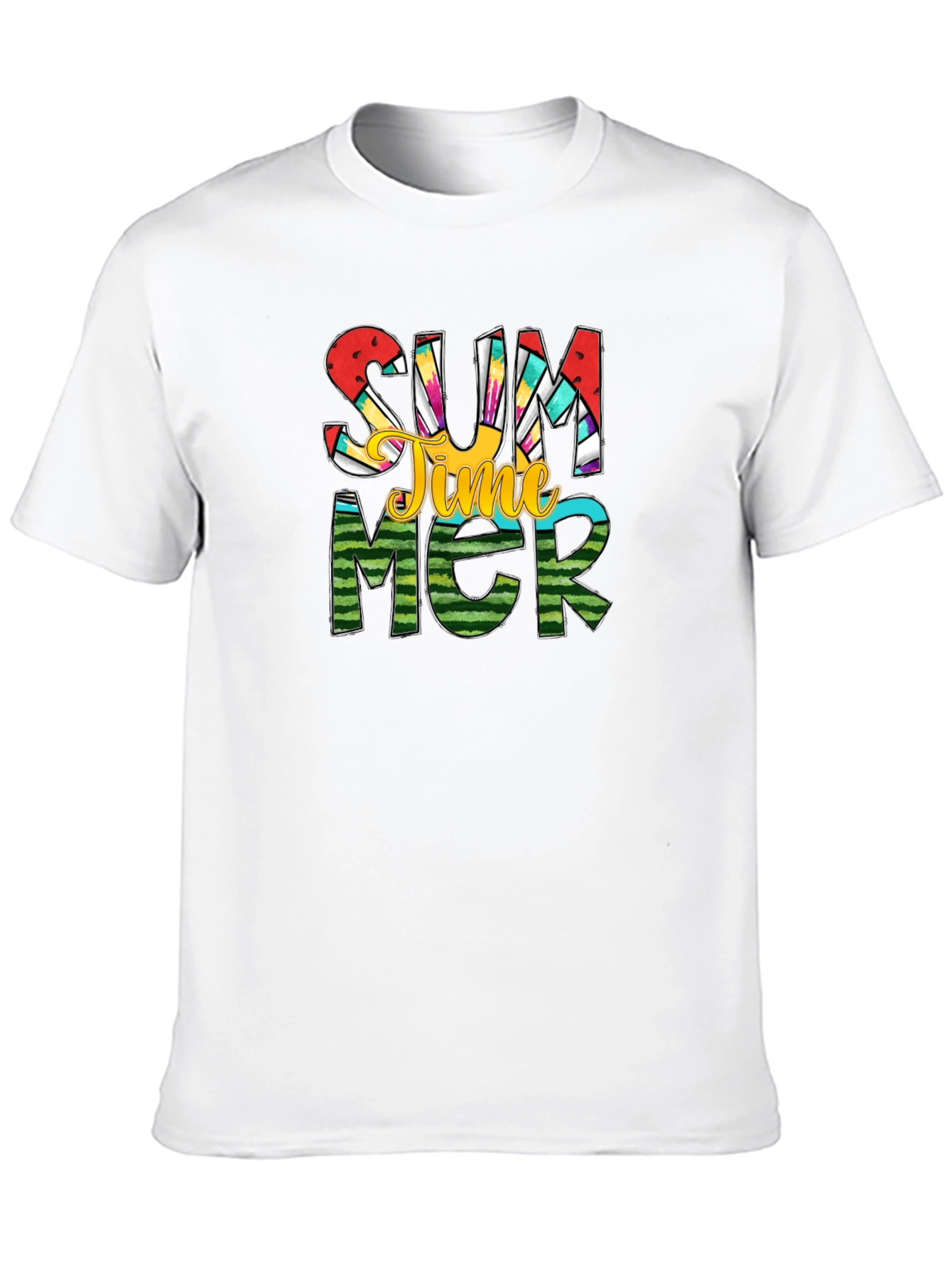 Summer Time Graphic Tee - Black