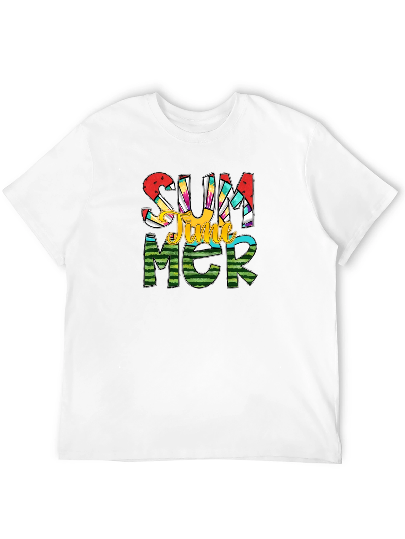 Summer Time Graphic Tee - Black
