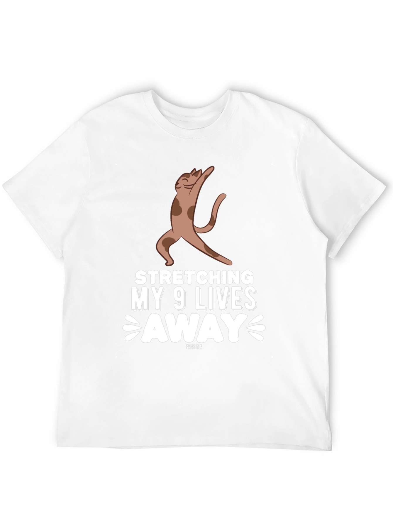 Stretching My 9 Lives Away Cat T-Shirt