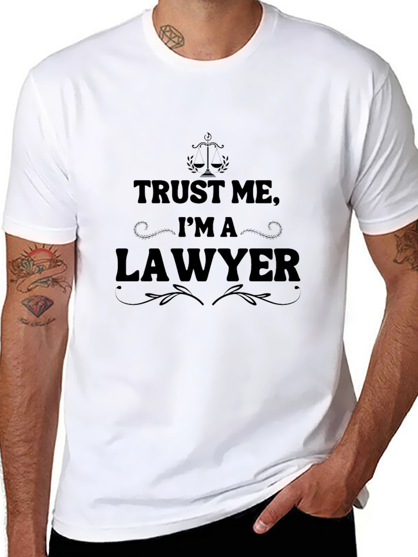 Trust Me Im A Lawyer - Novelty Graphic T-Shirt