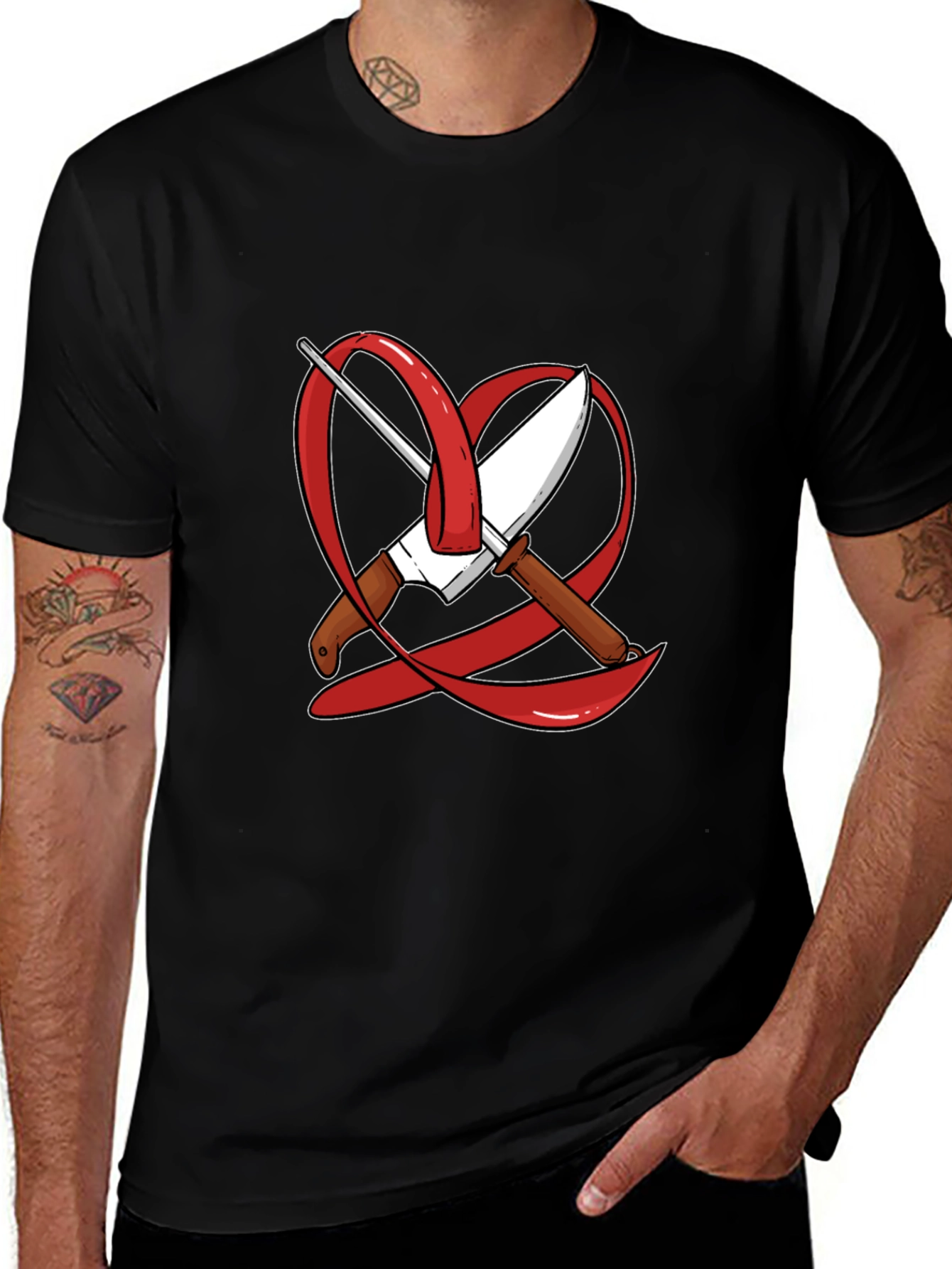 Chefs Heart T-Shirt - Culinary Love Tee