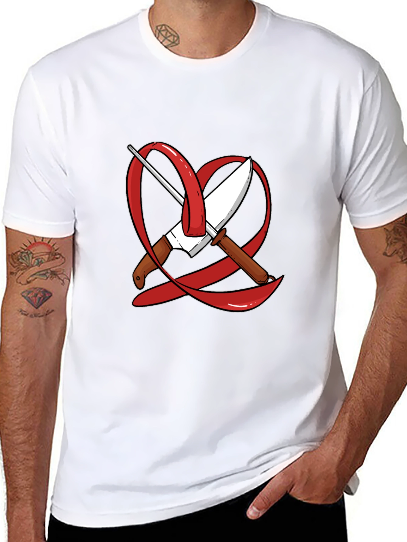 Chefs Heart T-Shirt - Culinary Love Tee