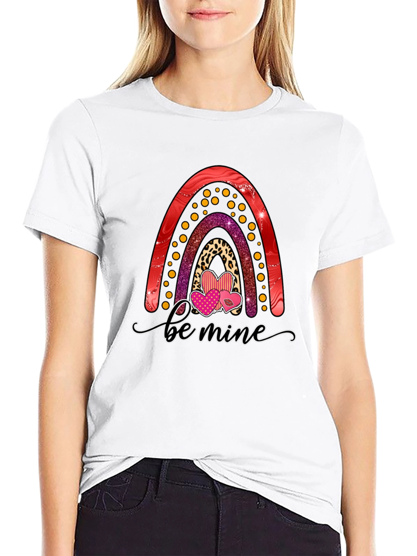 Be Mine Rainbow Valentines Day T-Shirt