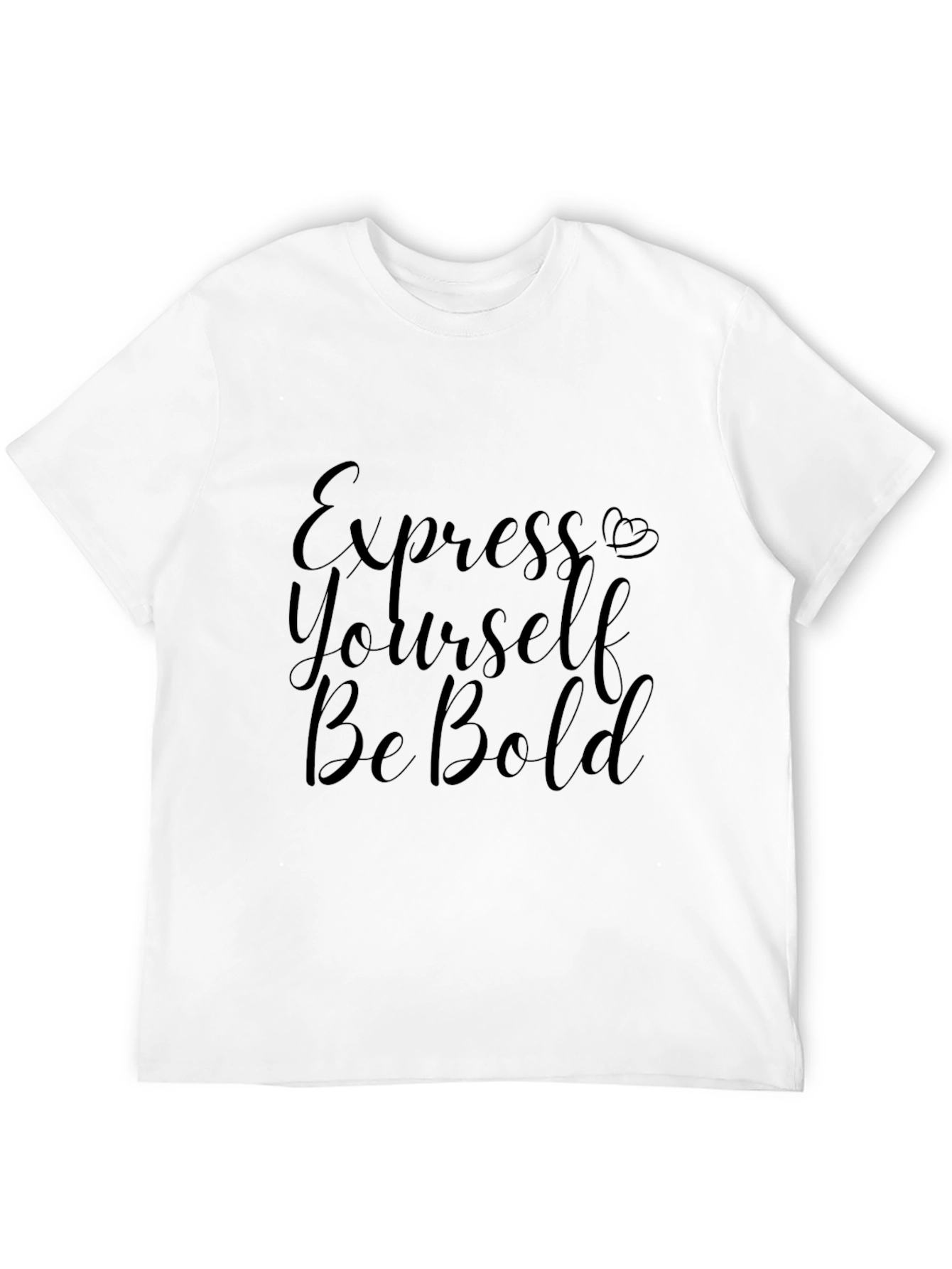 Express Yourself Be Bold - Black T-shirt