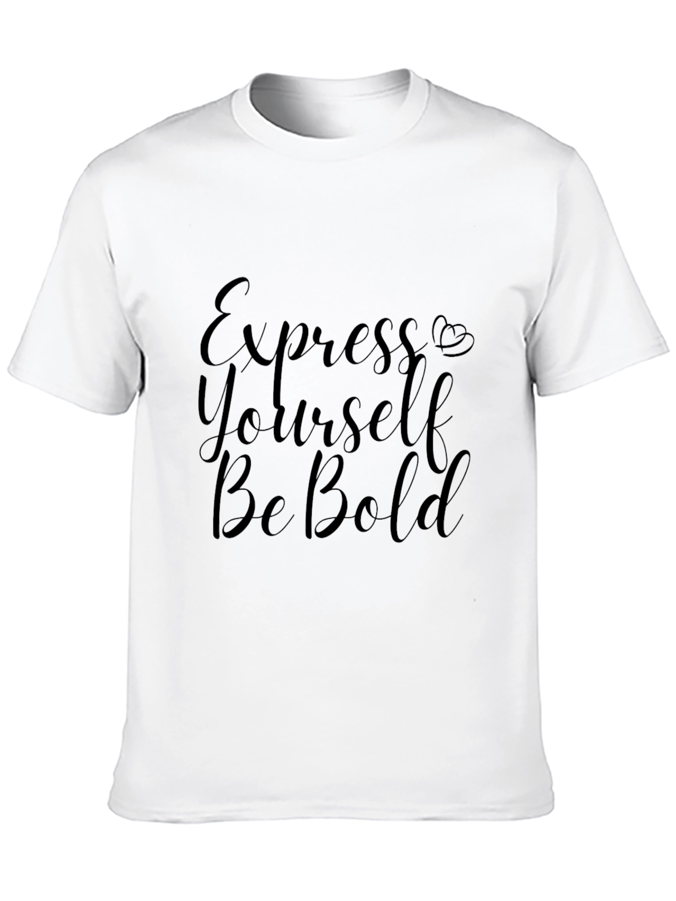 Express Yourself Be Bold - Black T-shirt