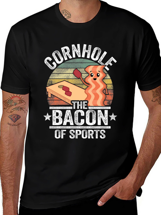 Cornhole The Bacon of Sports Graphic T-Shirt