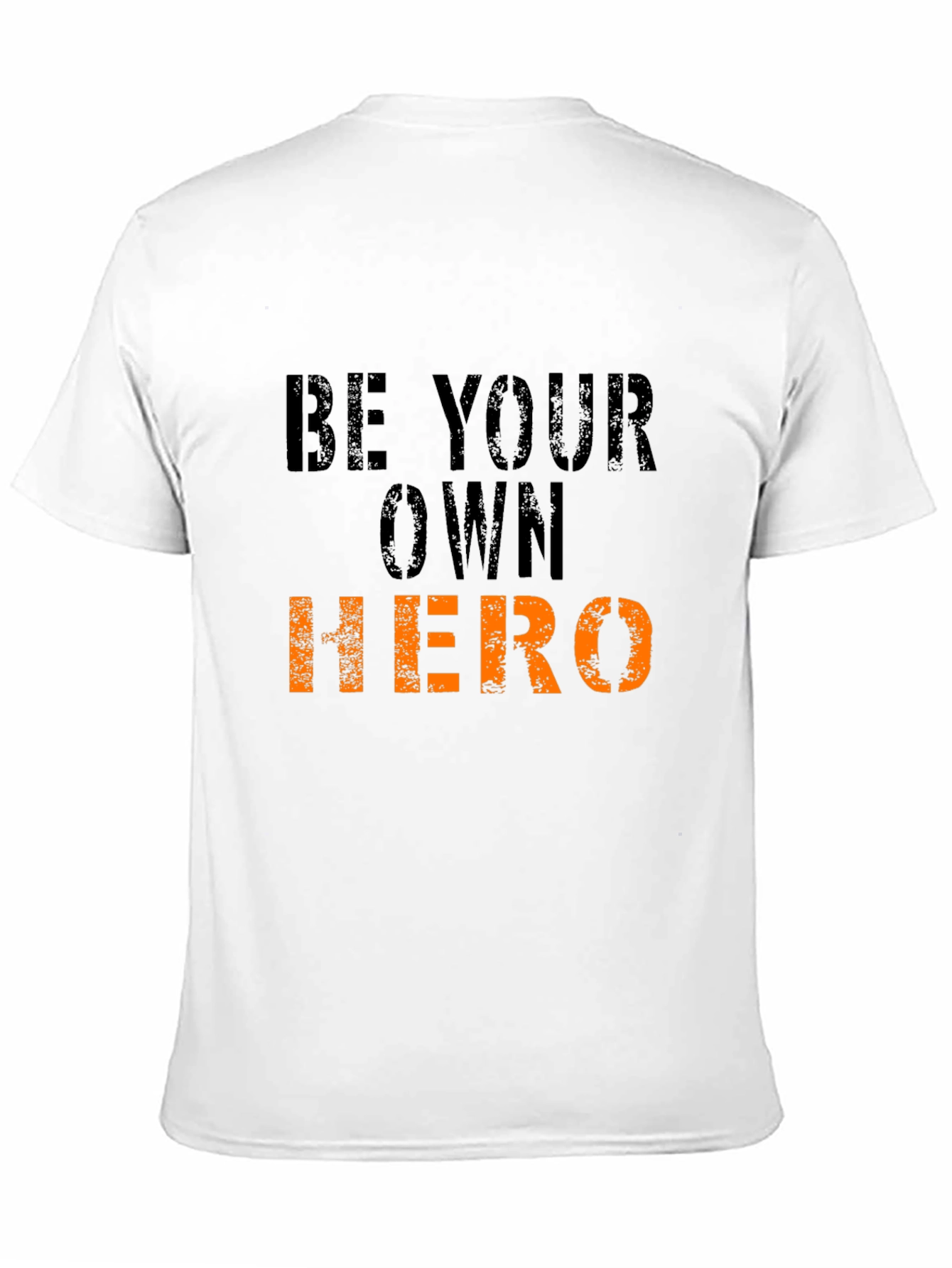 Be Your Own Hero Mens Black T-Shirt