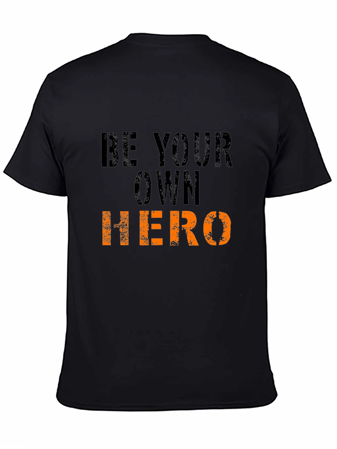 Be Your Own Hero Mens Black T-Shirt