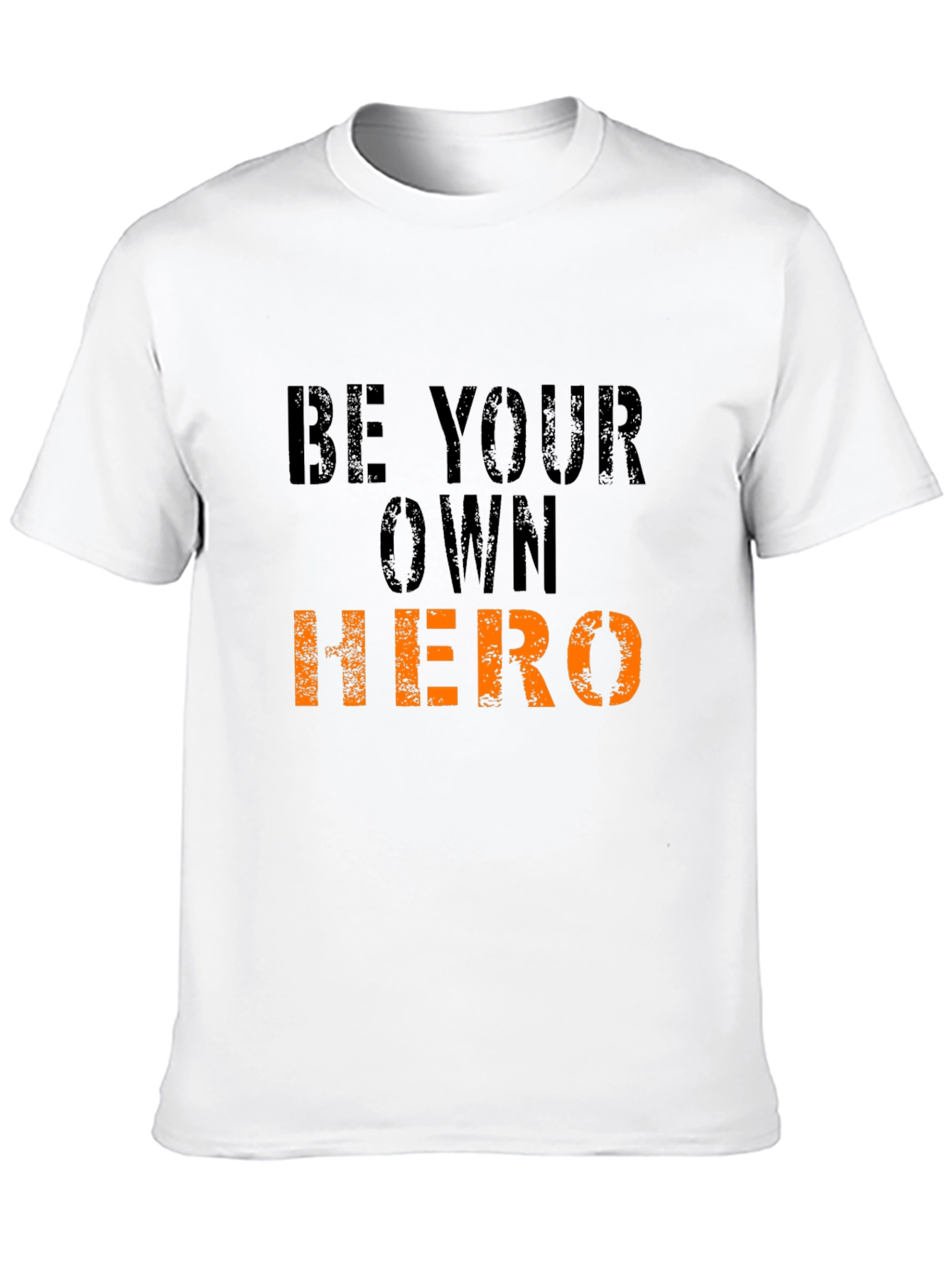 Be Your Own Hero Mens Black T-Shirt