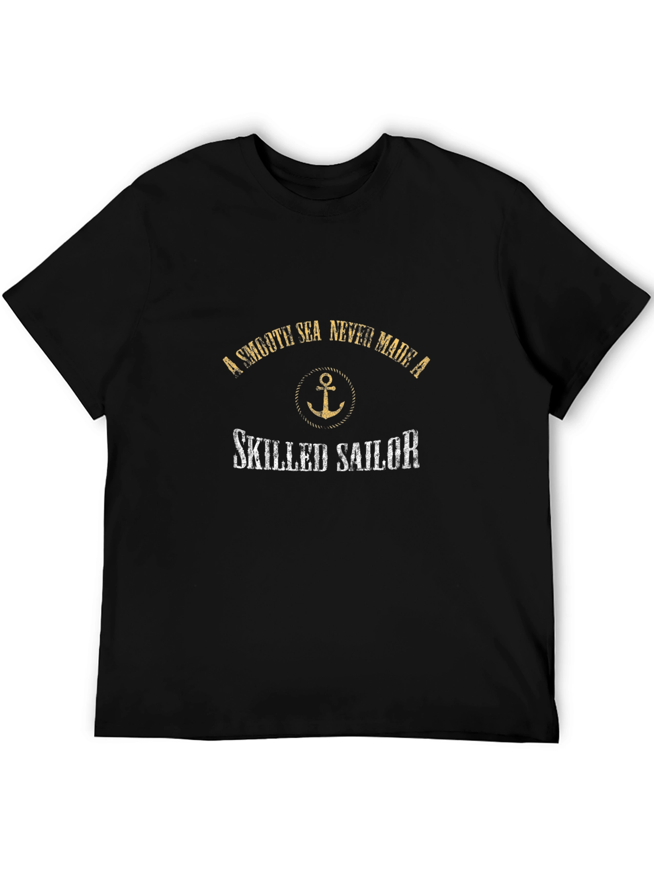 Skilled Sailor Graphic Tee - Black T-Shirt