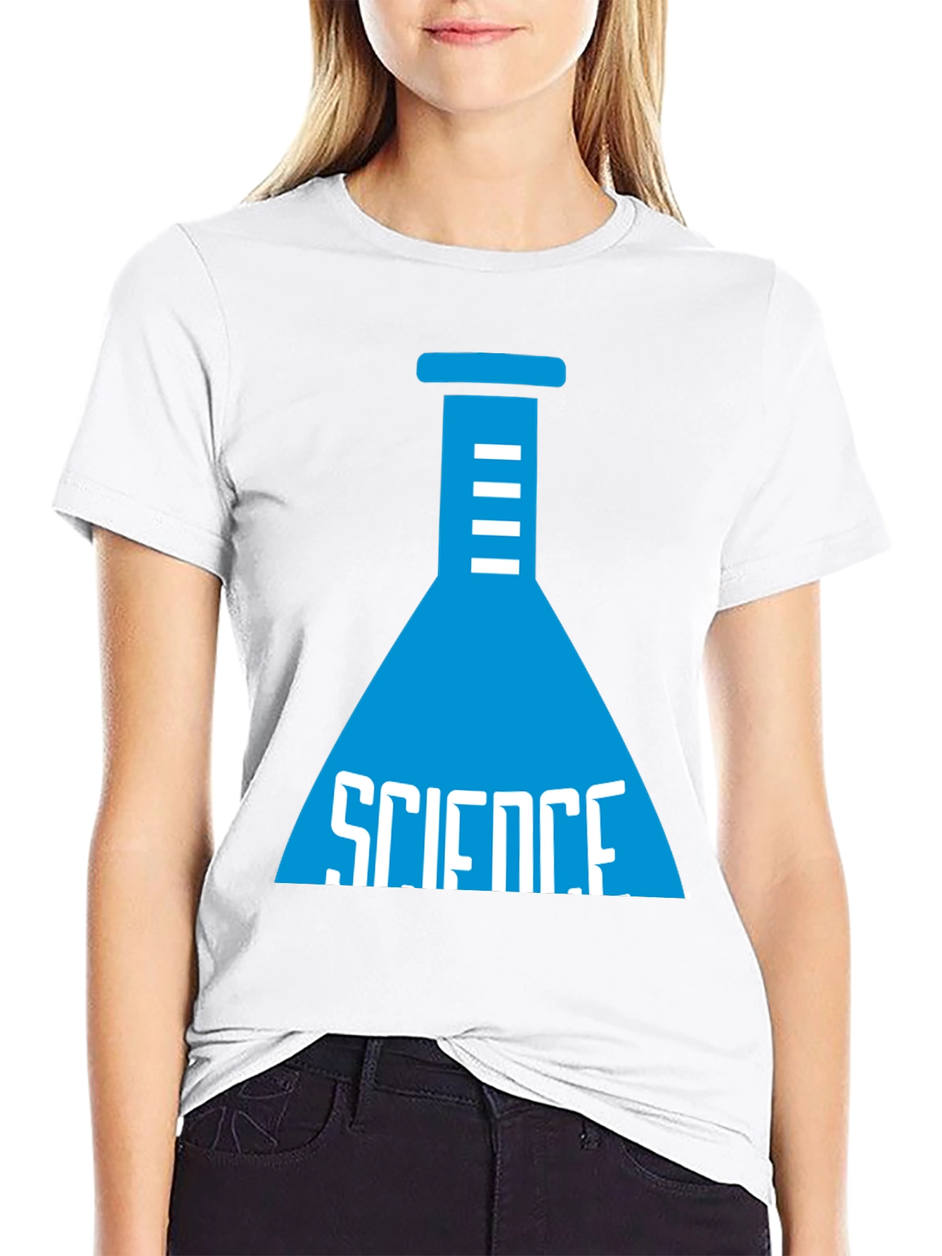 Science Beaker Graphic T-Shirt