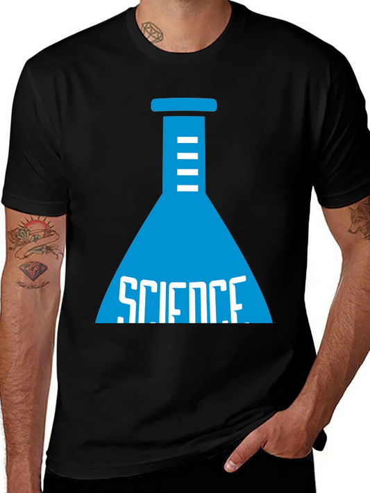 Science Beaker Graphic T-Shirt