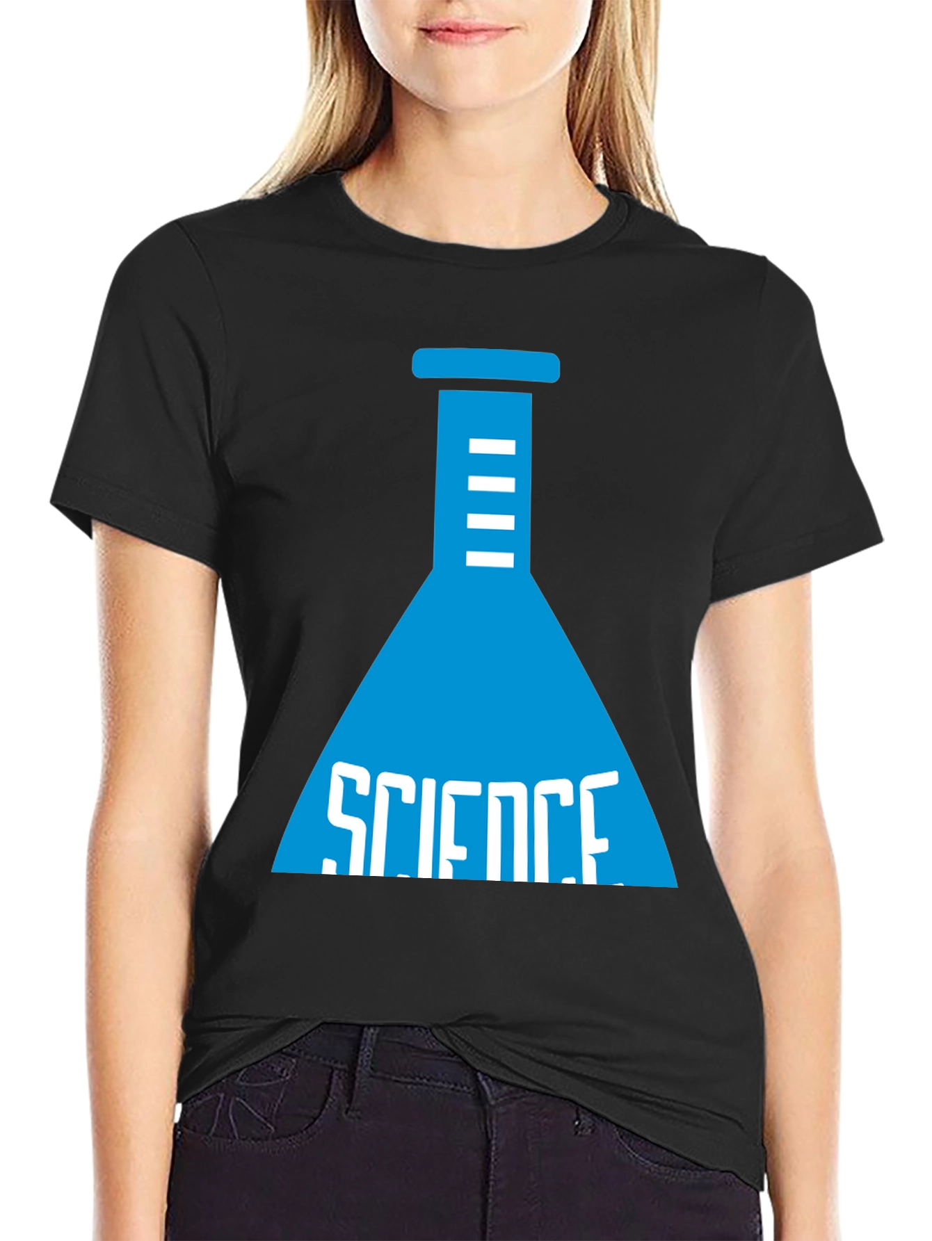 Science Beaker Graphic T-Shirt
