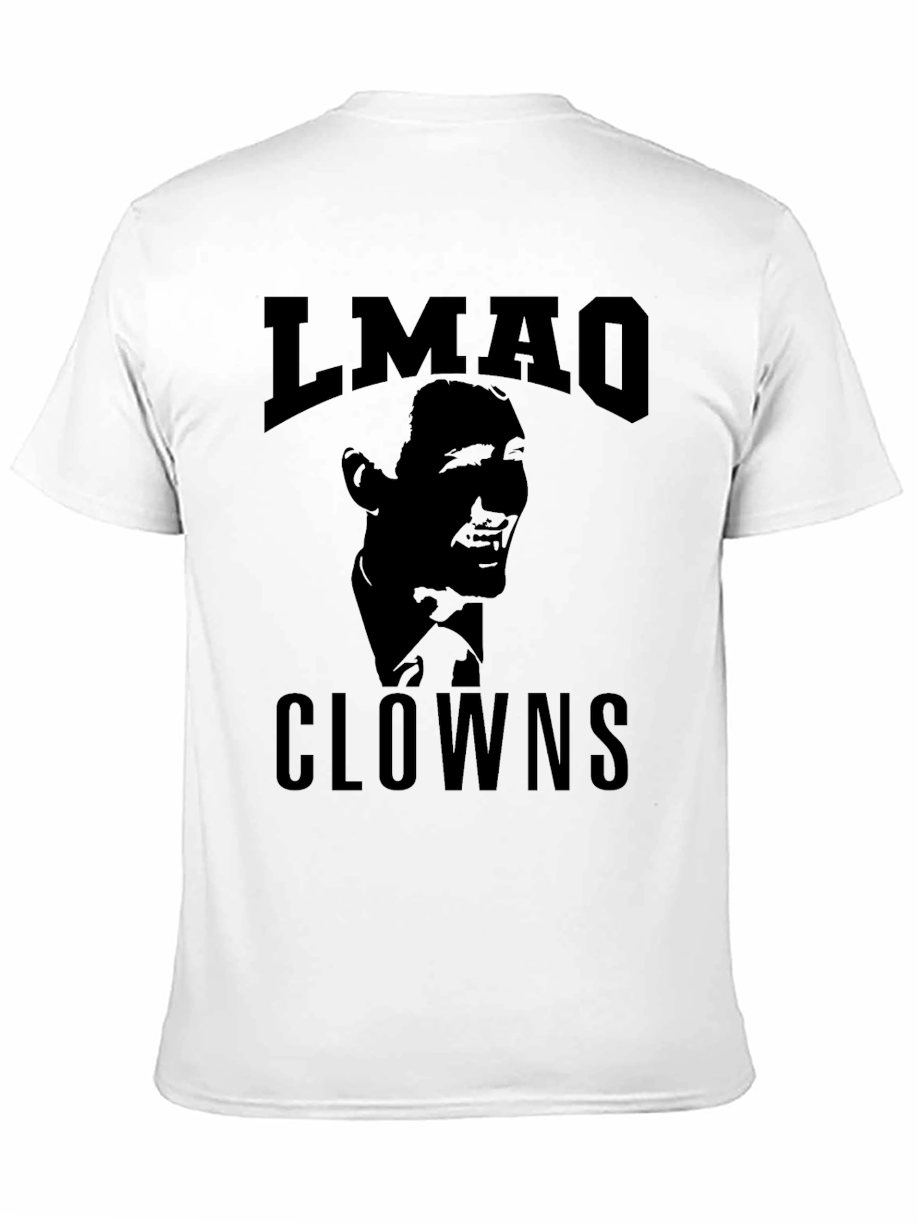 LMAO Clowns Graphic Tee - Black Cotton Blend