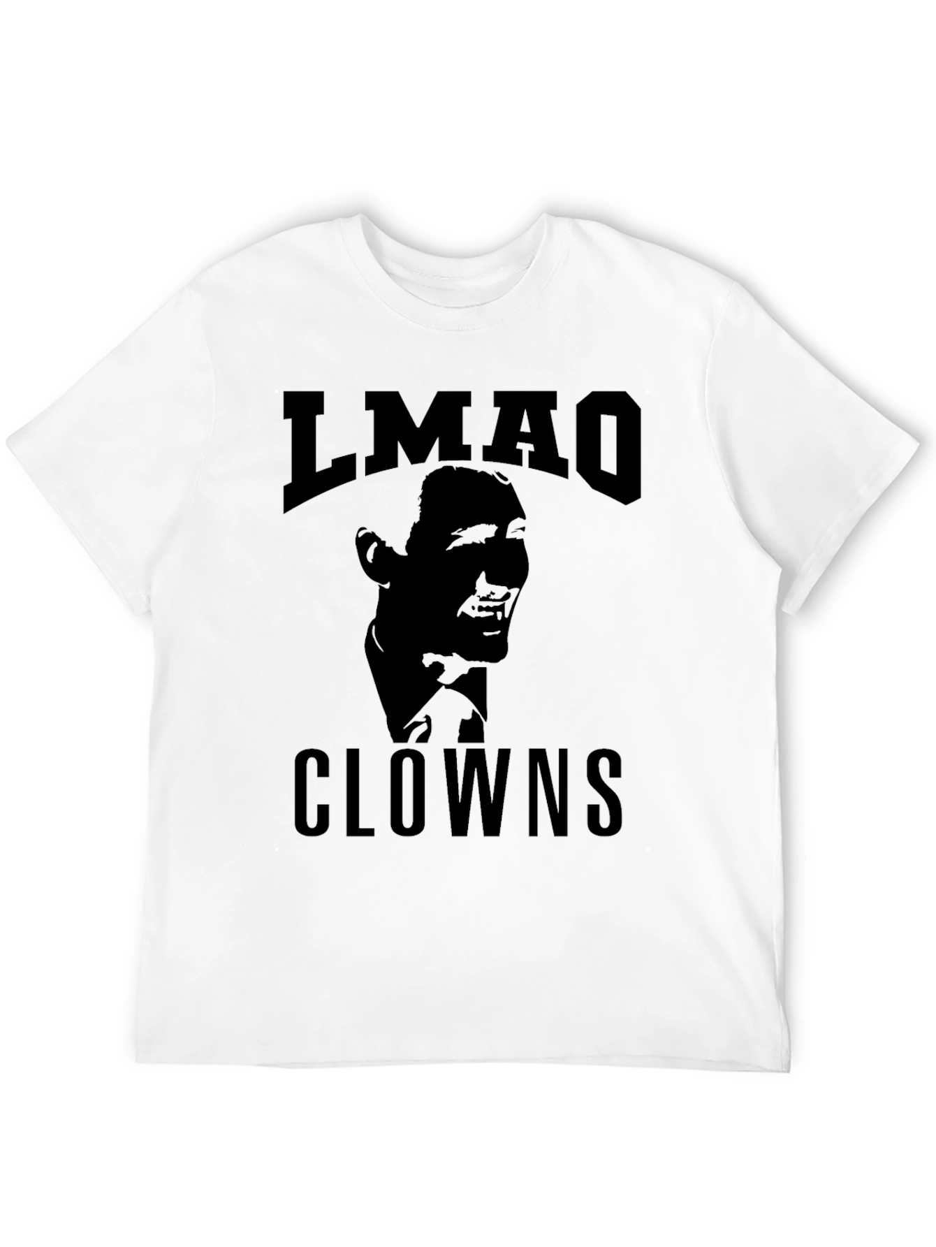 LMAO Clowns Graphic Tee - Black Cotton Blend
