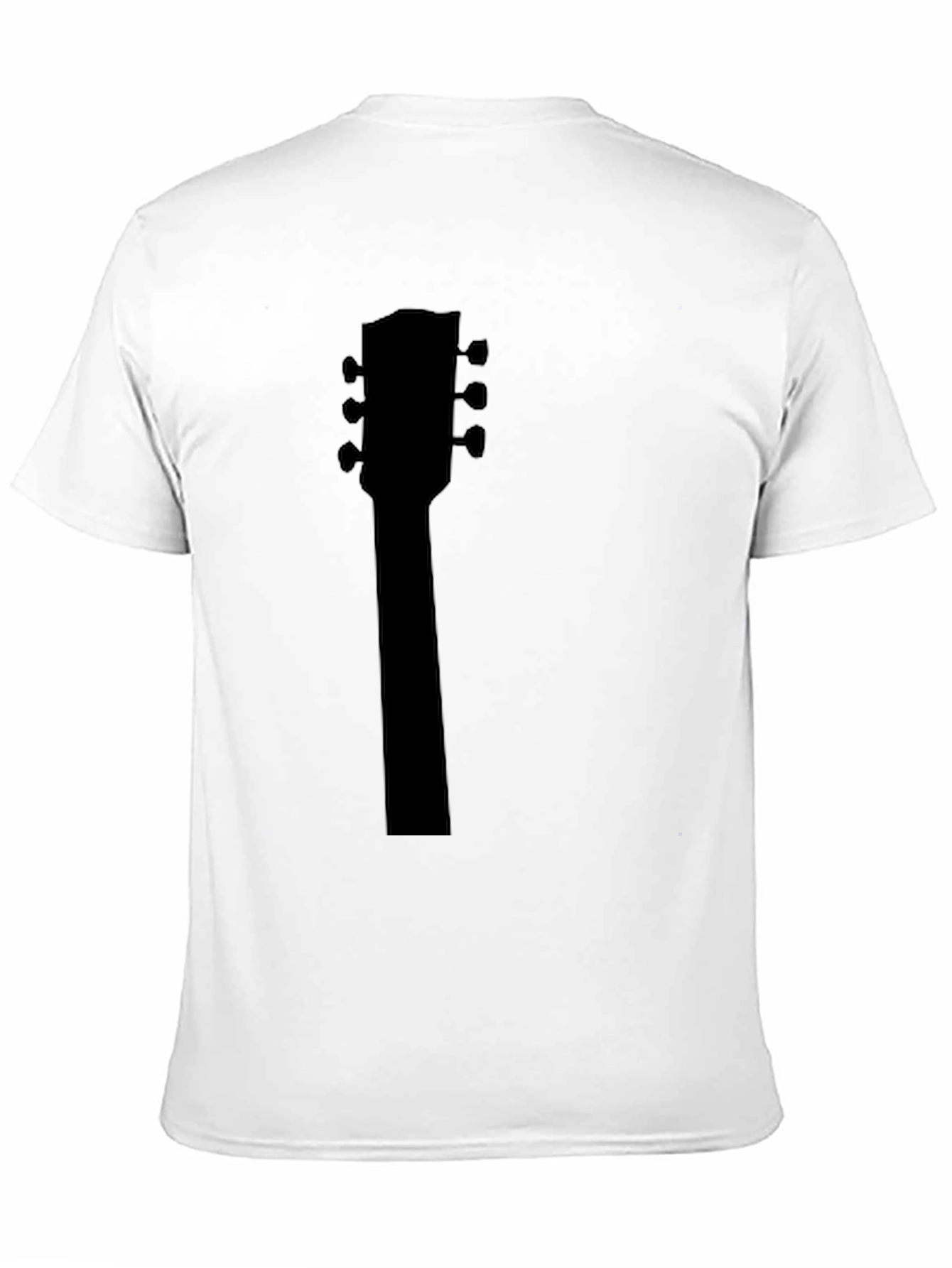 Guitar Headstock Black T-Shirt