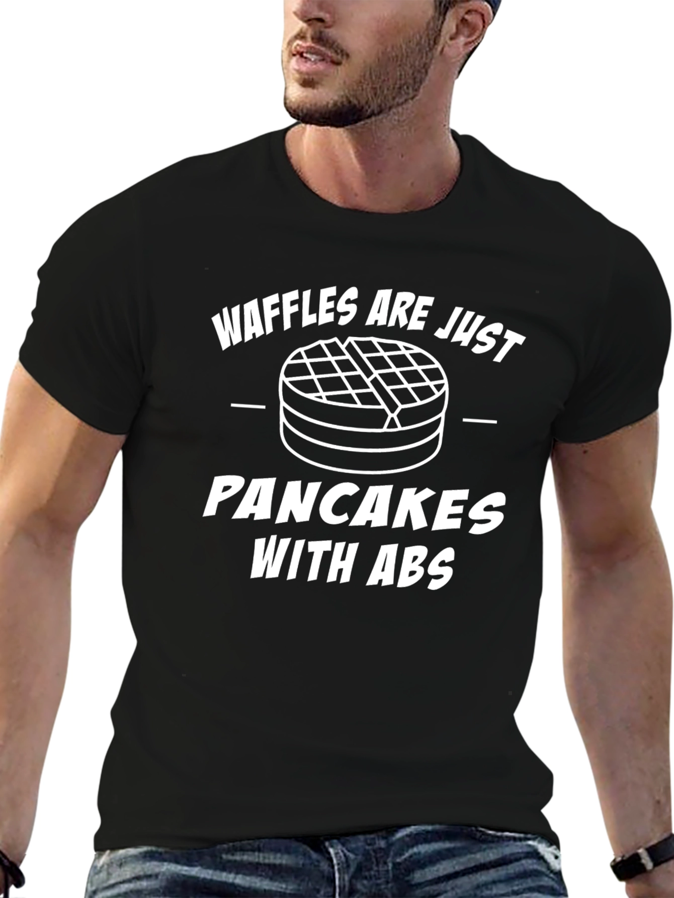 Waffles are Just Pancakes with ABS T-Shirt