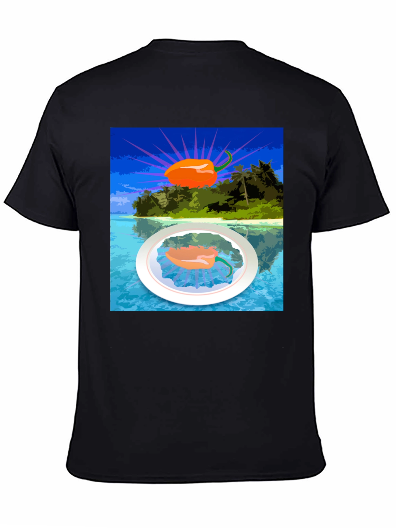 Island Pepper Graphic Tee - Tropical Hot