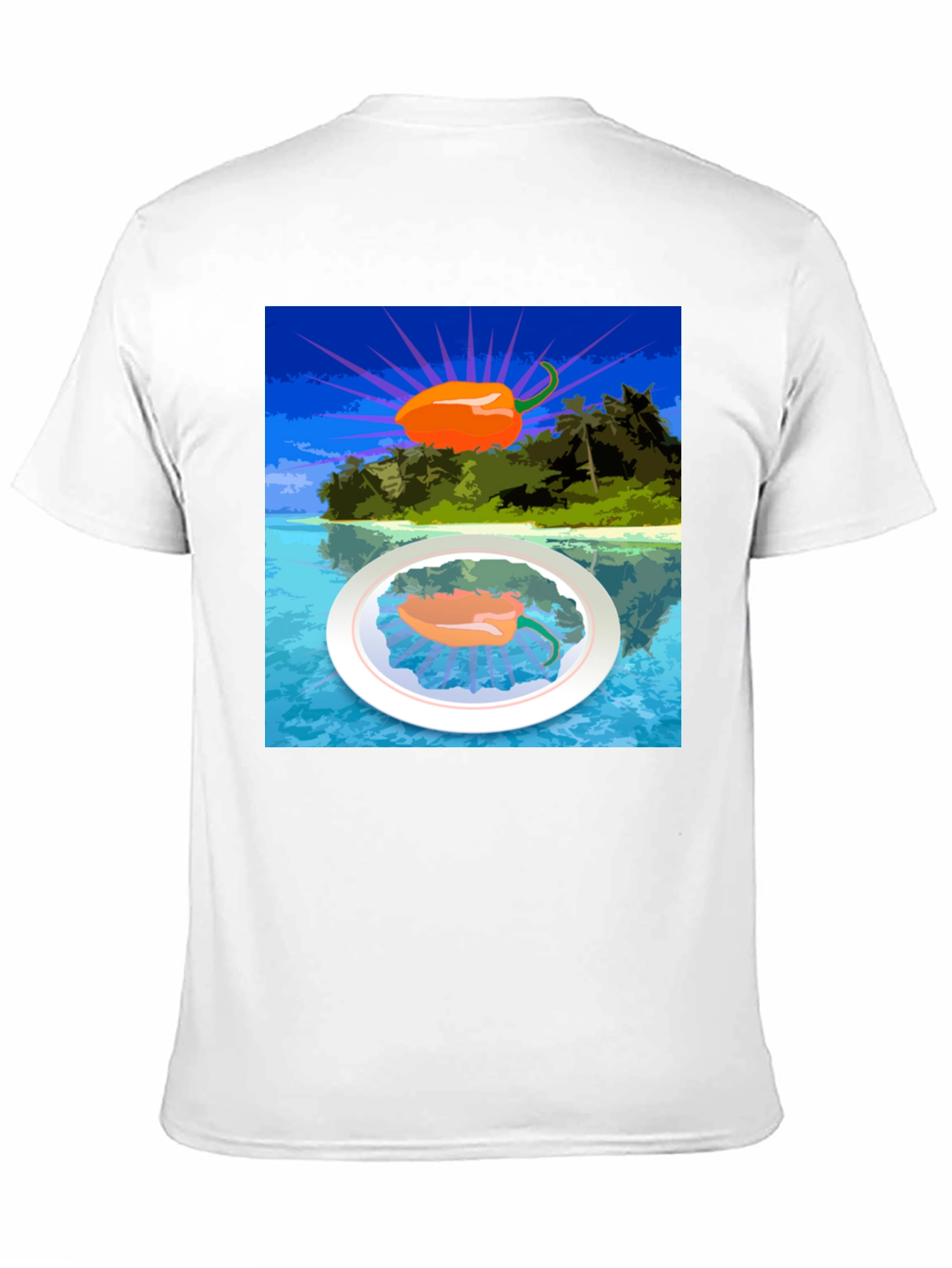 Island Pepper Graphic Tee - Tropical Hot