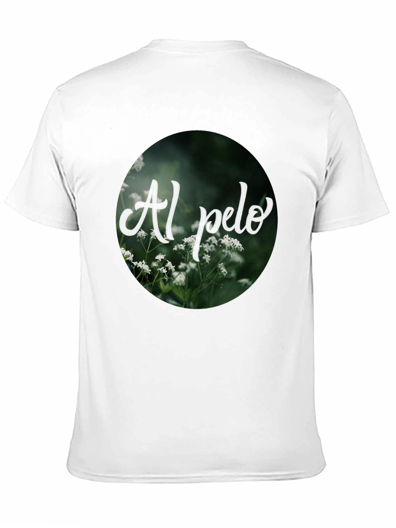Al Pelo Nature Graphic Black T-Shirt