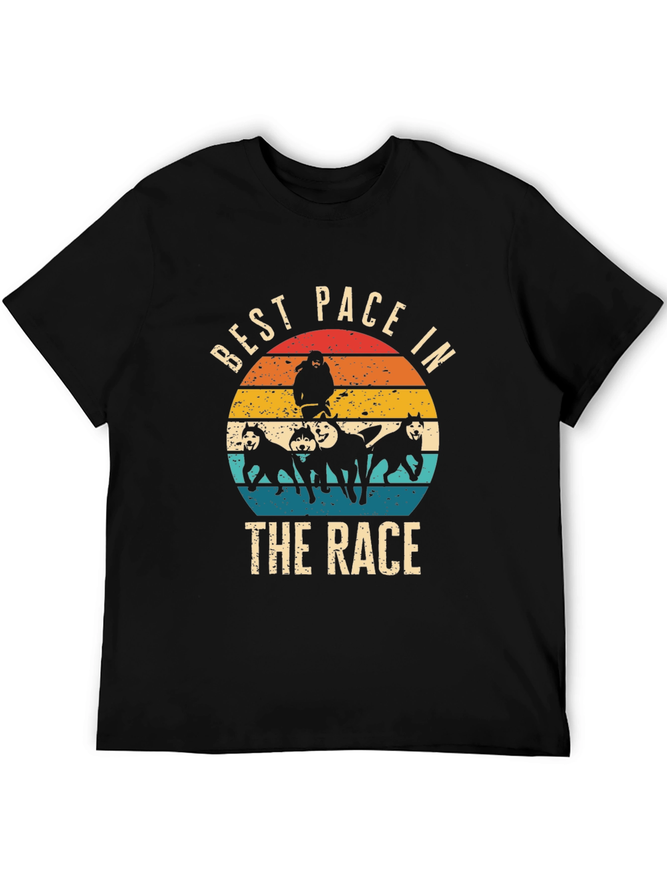 Best Pace in the Race Black T-Shirt