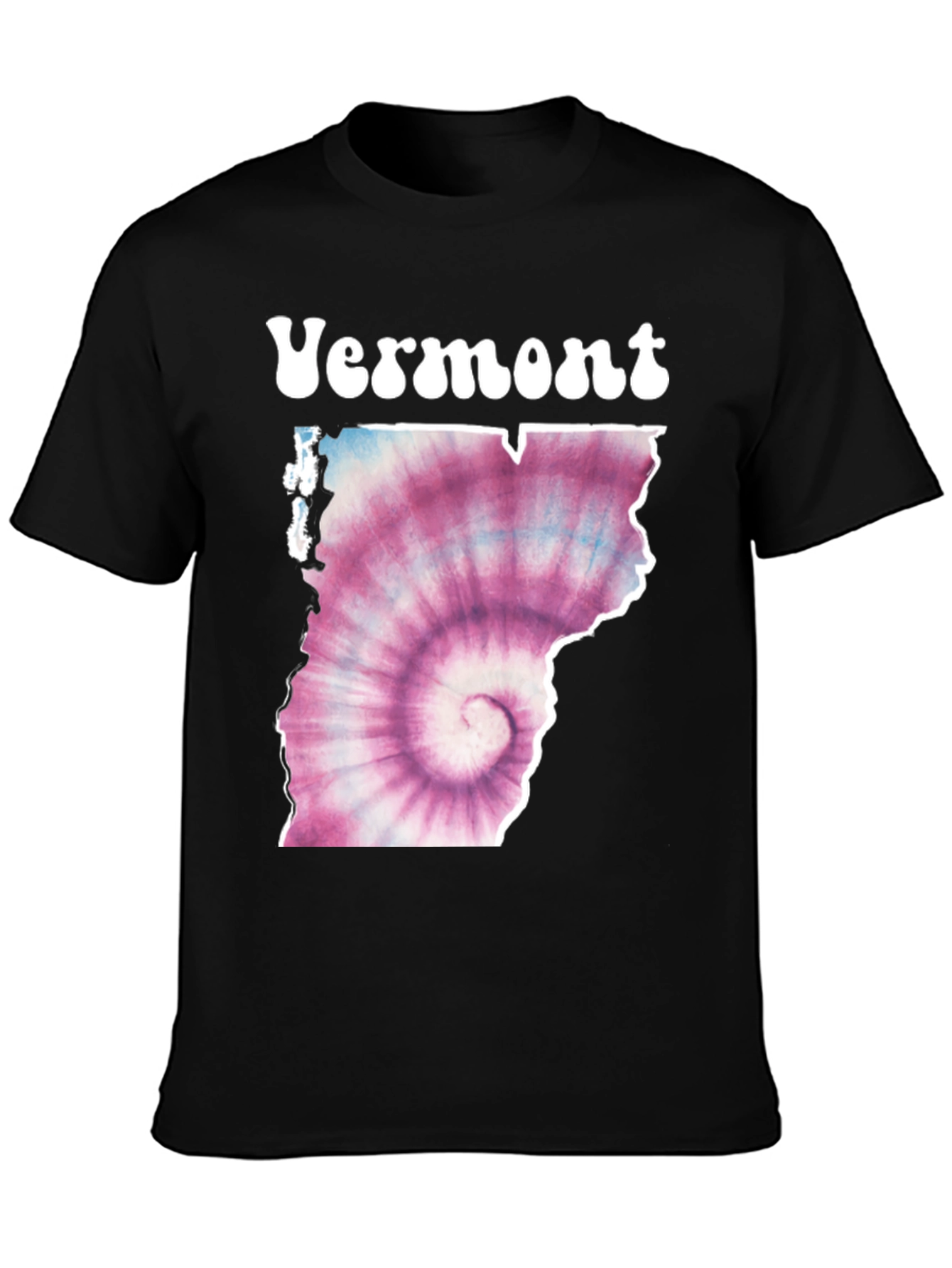 Vermont Tie Dye T-Shirt - Retro State Pride Tee