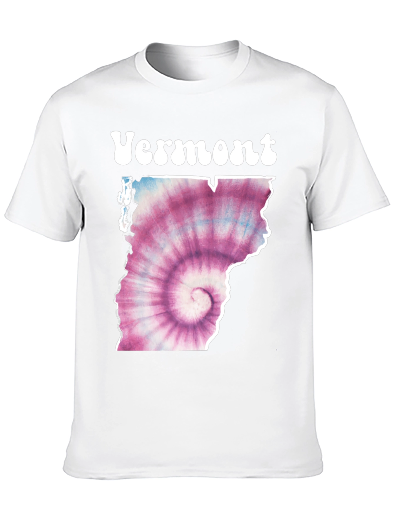 Vermont Tie Dye T-Shirt - Retro State Pride Tee