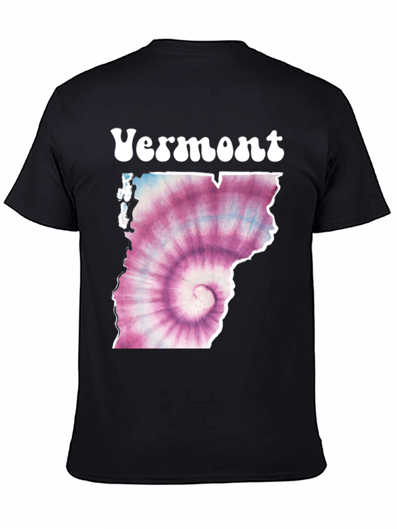 Vermont Tie Dye T-Shirt - Retro State Pride Tee