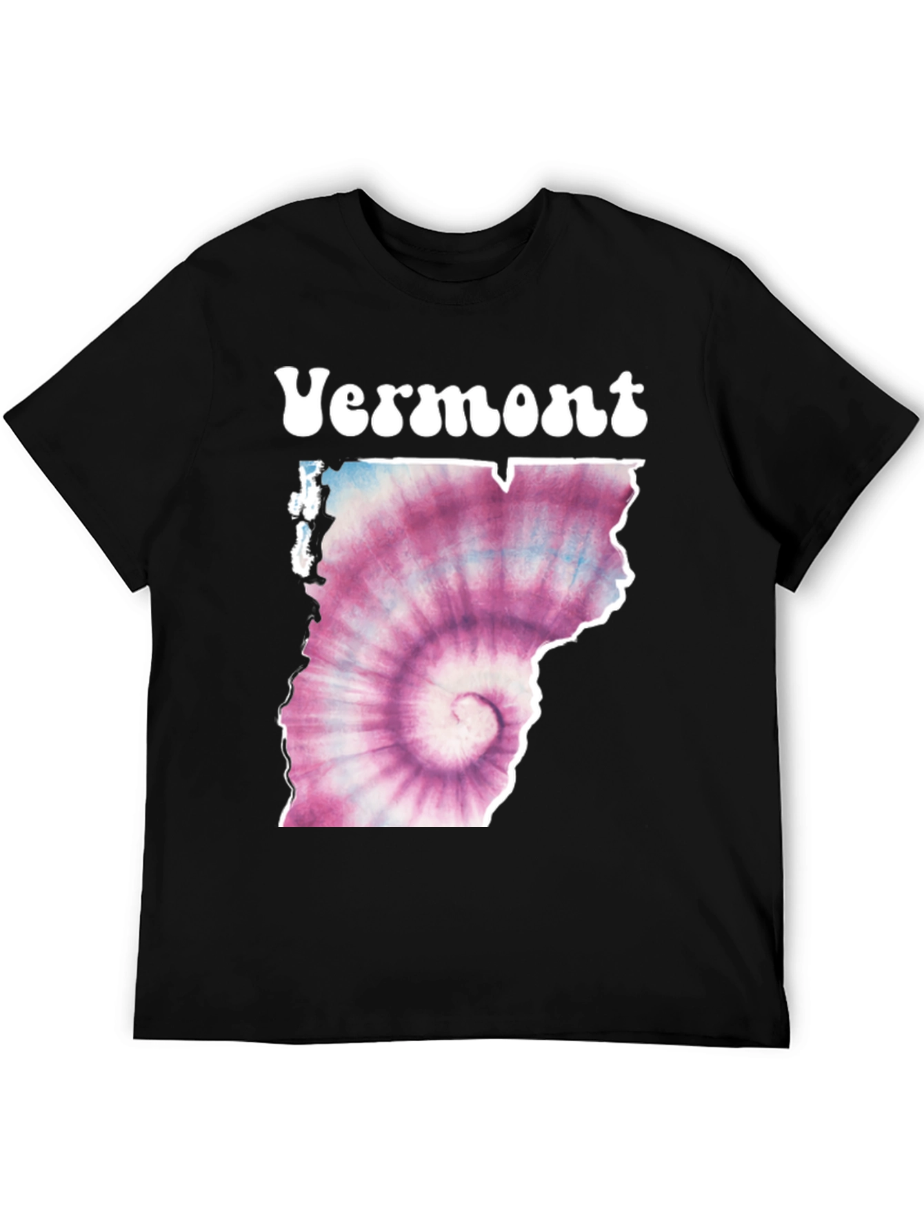 Vermont Tie Dye T-Shirt - Retro State Pride Tee