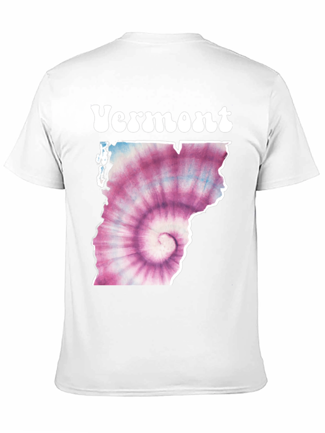 Vermont Tie Dye T-Shirt - Retro State Pride Tee