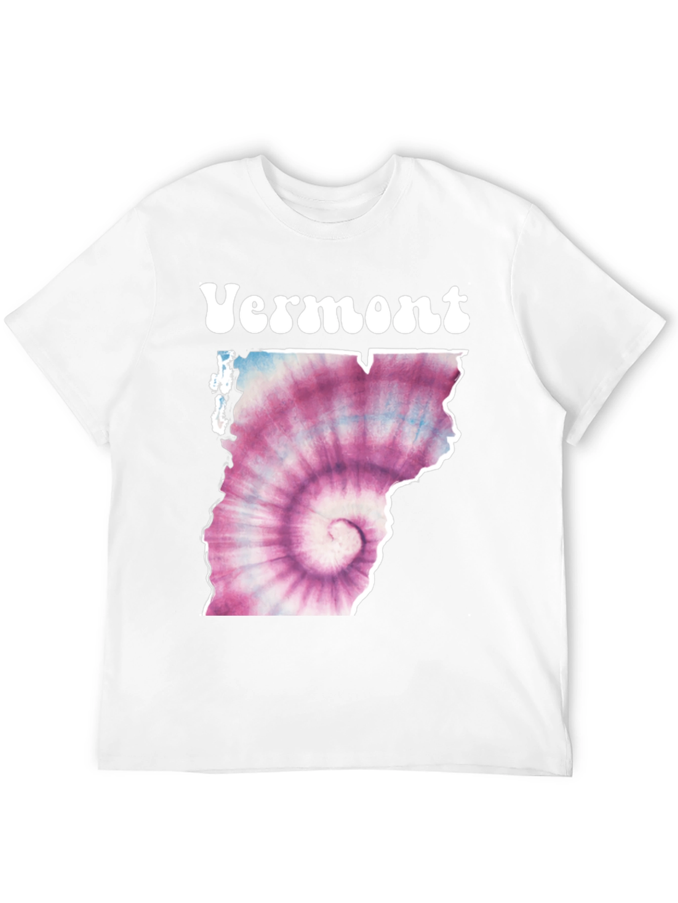 Vermont Tie Dye T-Shirt - Retro State Pride Tee