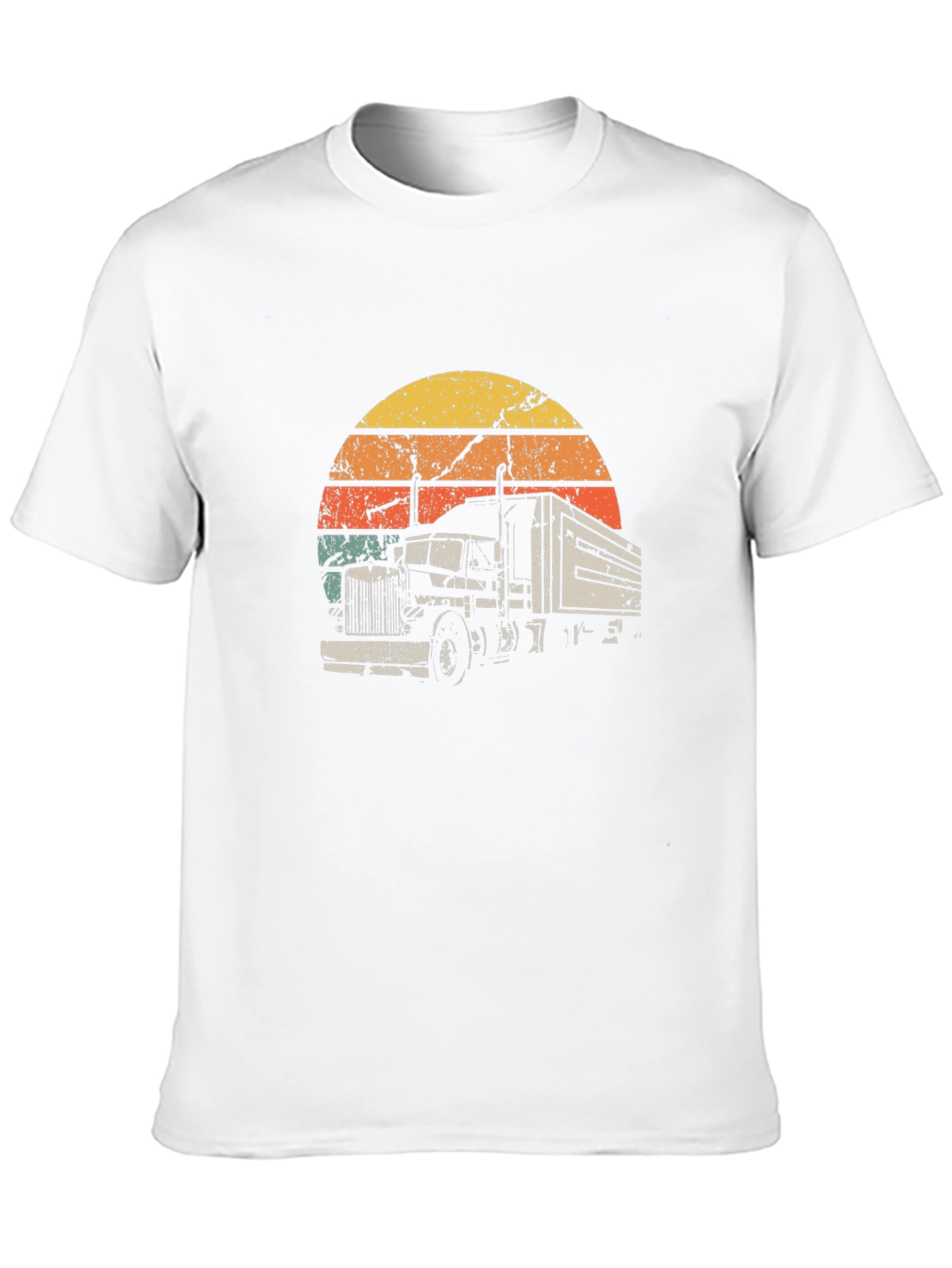 Retro Truck Sunset Graphic T-Shirt