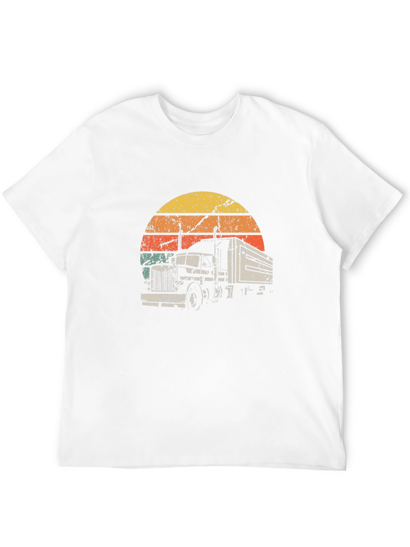 Retro Truck Sunset Graphic T-Shirt
