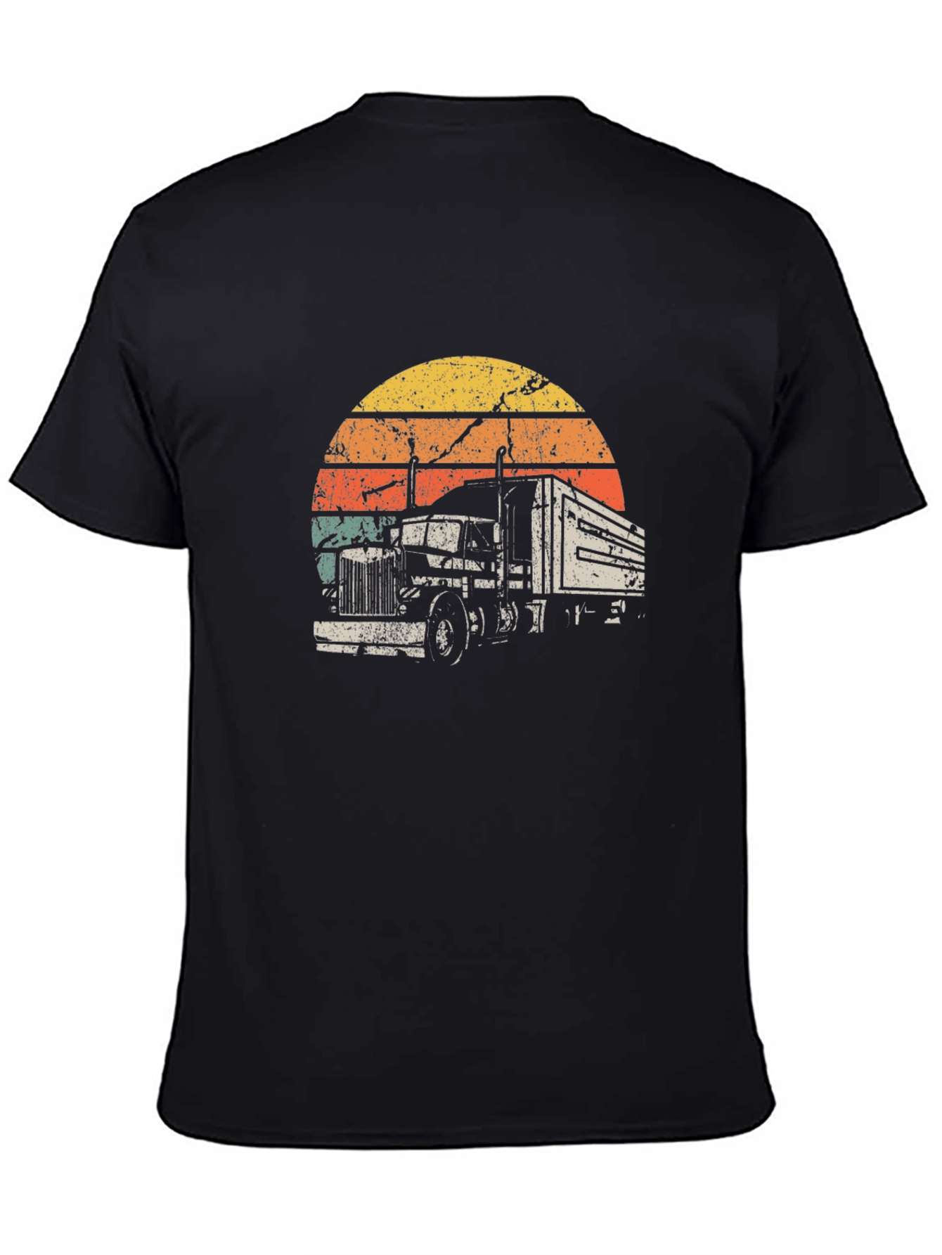 Retro Truck Sunset Graphic T-Shirt