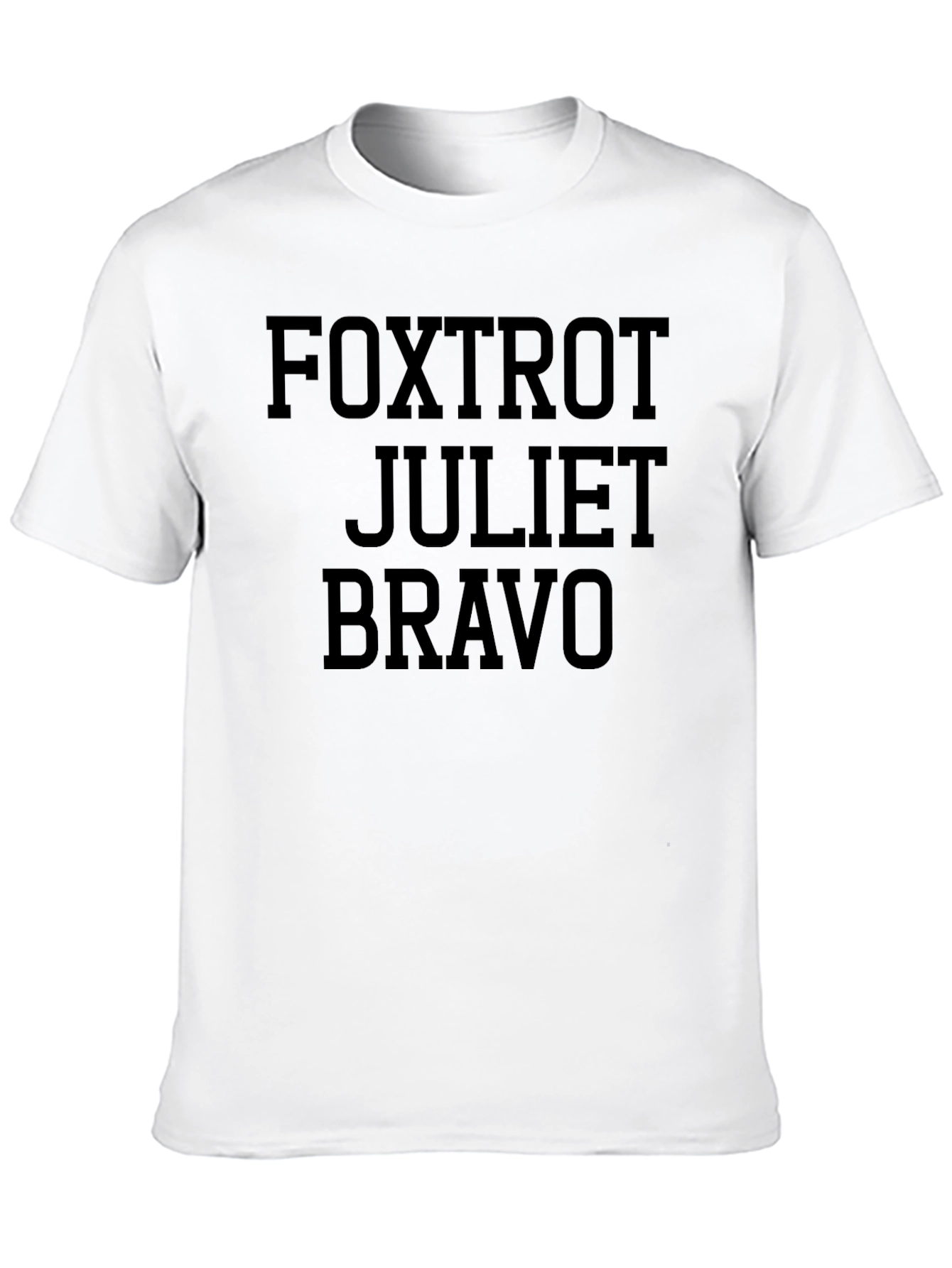 Foxtrot Juliet Bravo Graphic Tee - Military Alphabet Shirt
