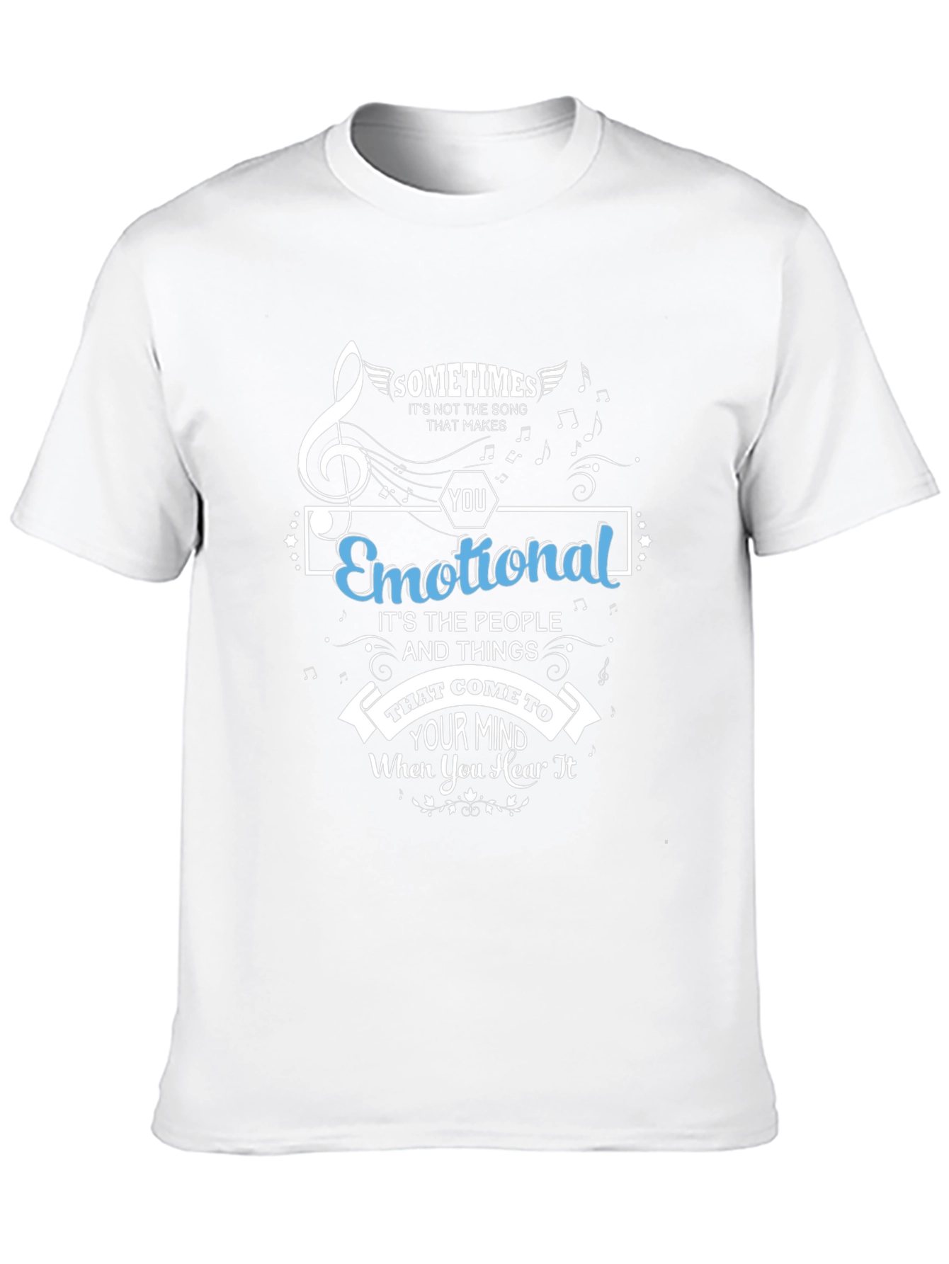 Emotional Song Mens Graphic Tee