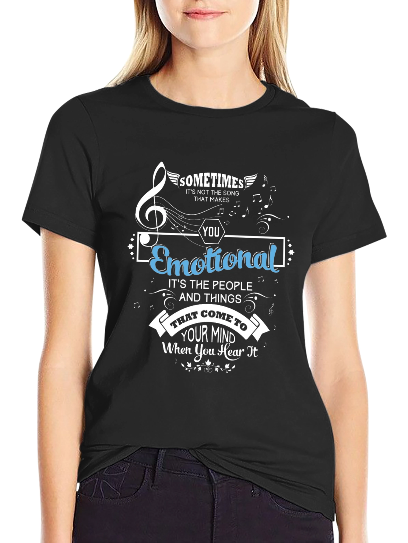 Emotional Song Mens Graphic Tee