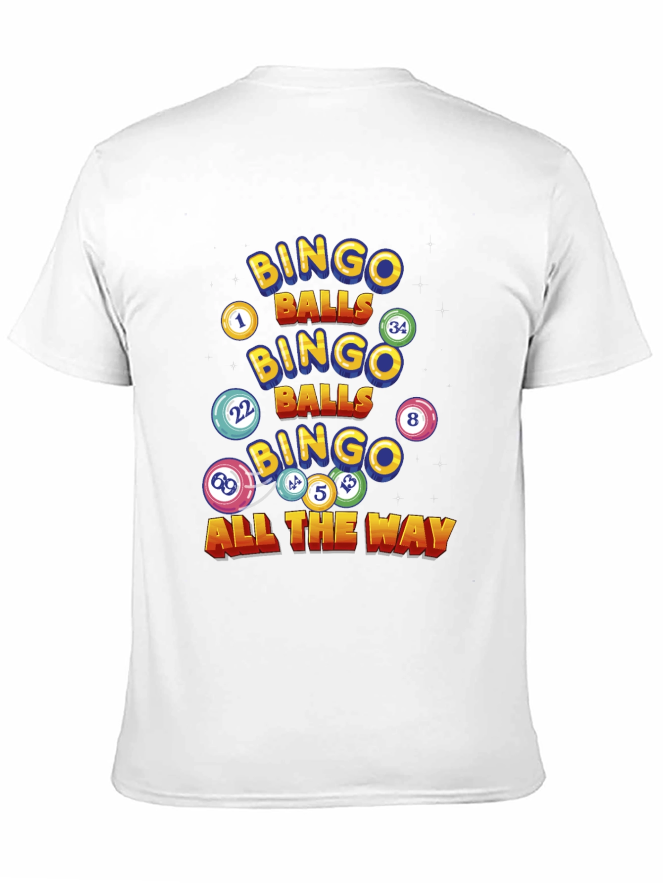 Bingo Balls Graphic T-Shirt - Lucky Game Day Tee