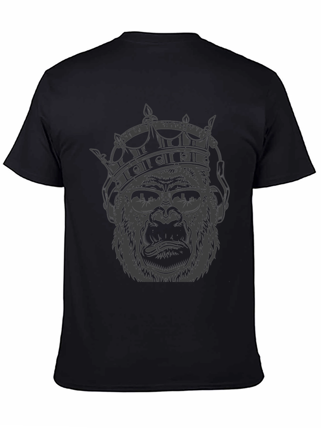 King Kong Tee - Crowned Gorilla Graphic T-Shirt