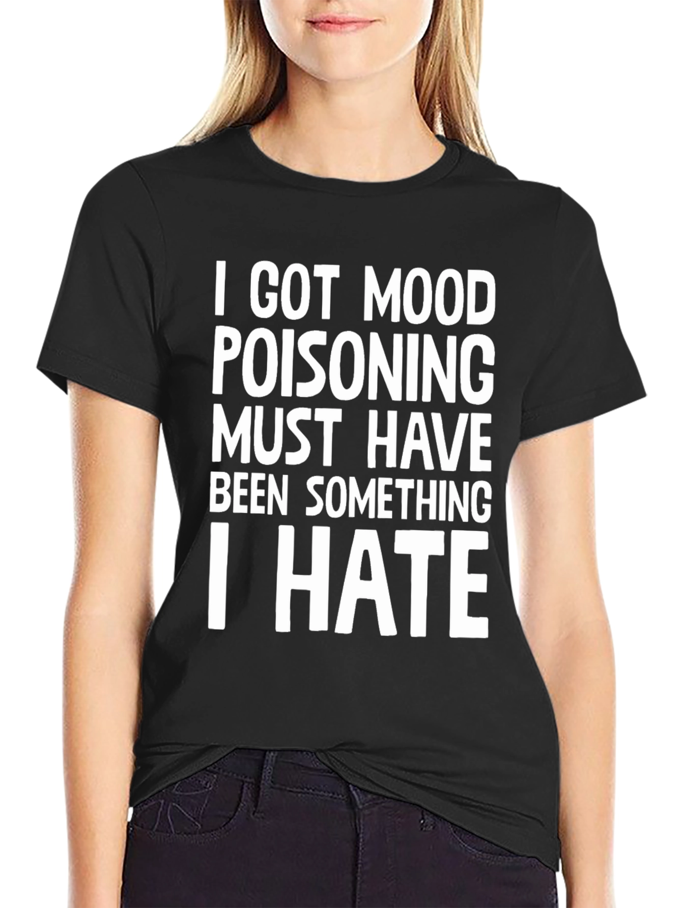 Mood Poisoning Humor T-Shirt Funny Sarcastic Tee