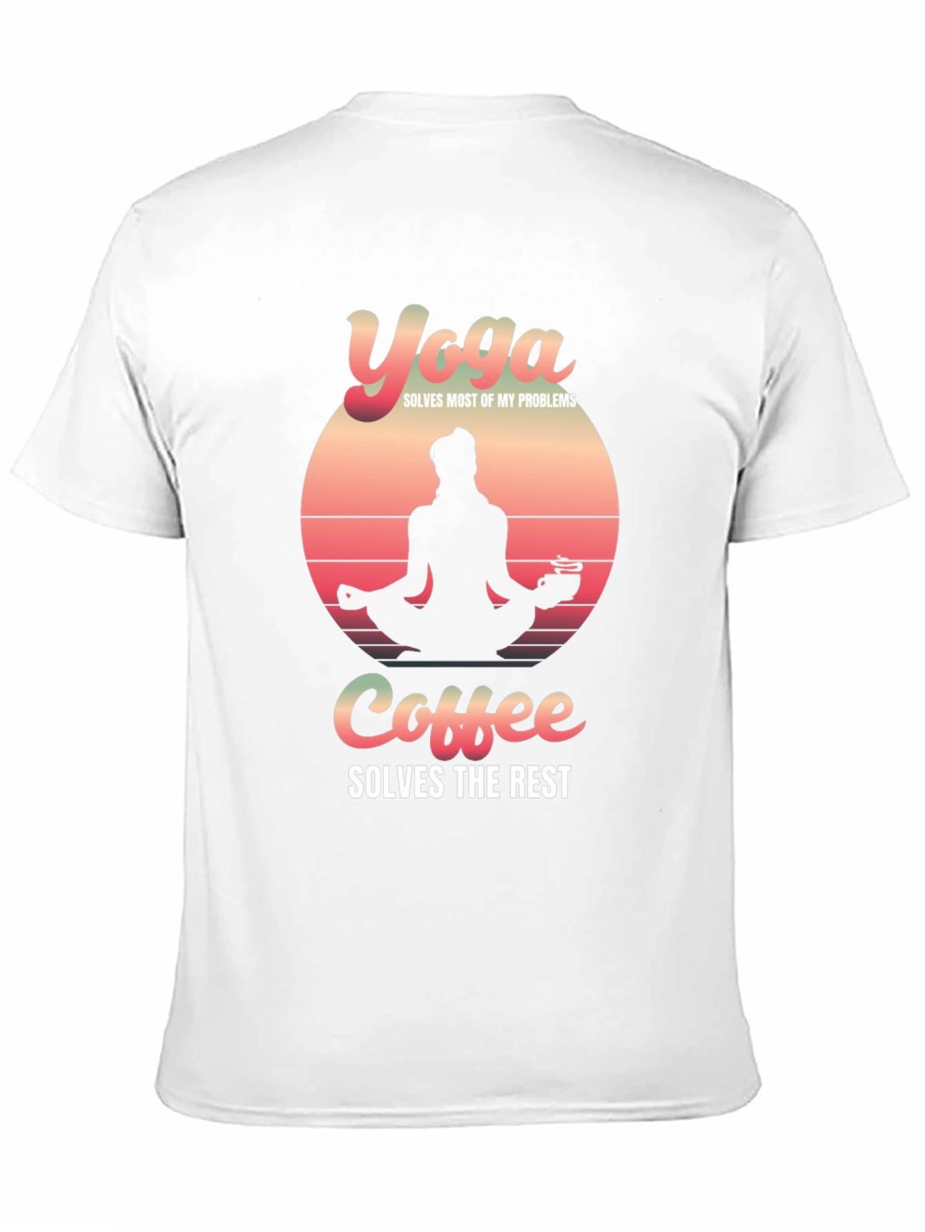 Yoga & Coffee Solve Problems T-Shirt