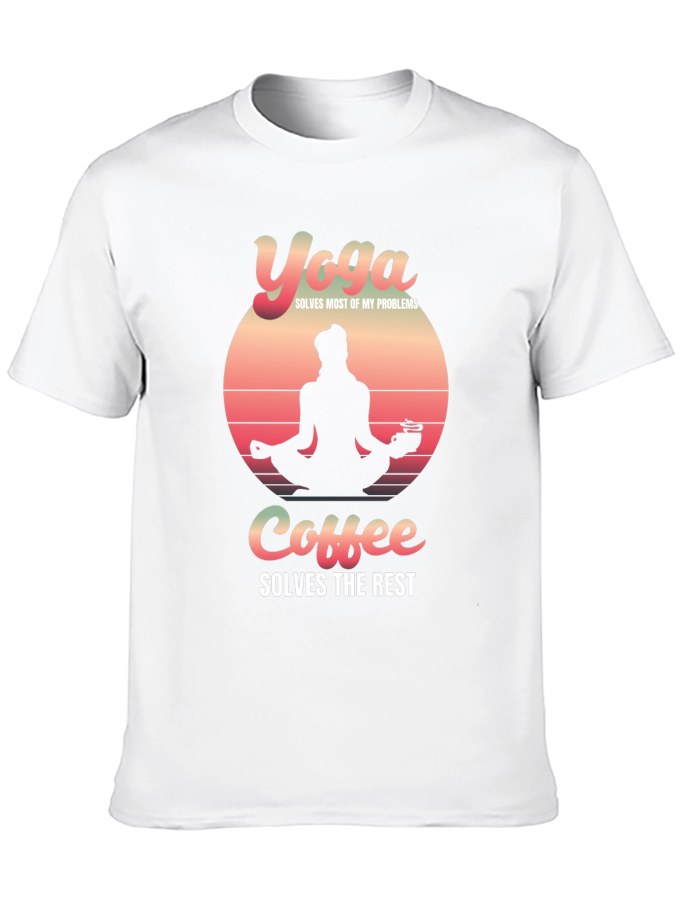 Yoga & Coffee Solve Problems T-Shirt