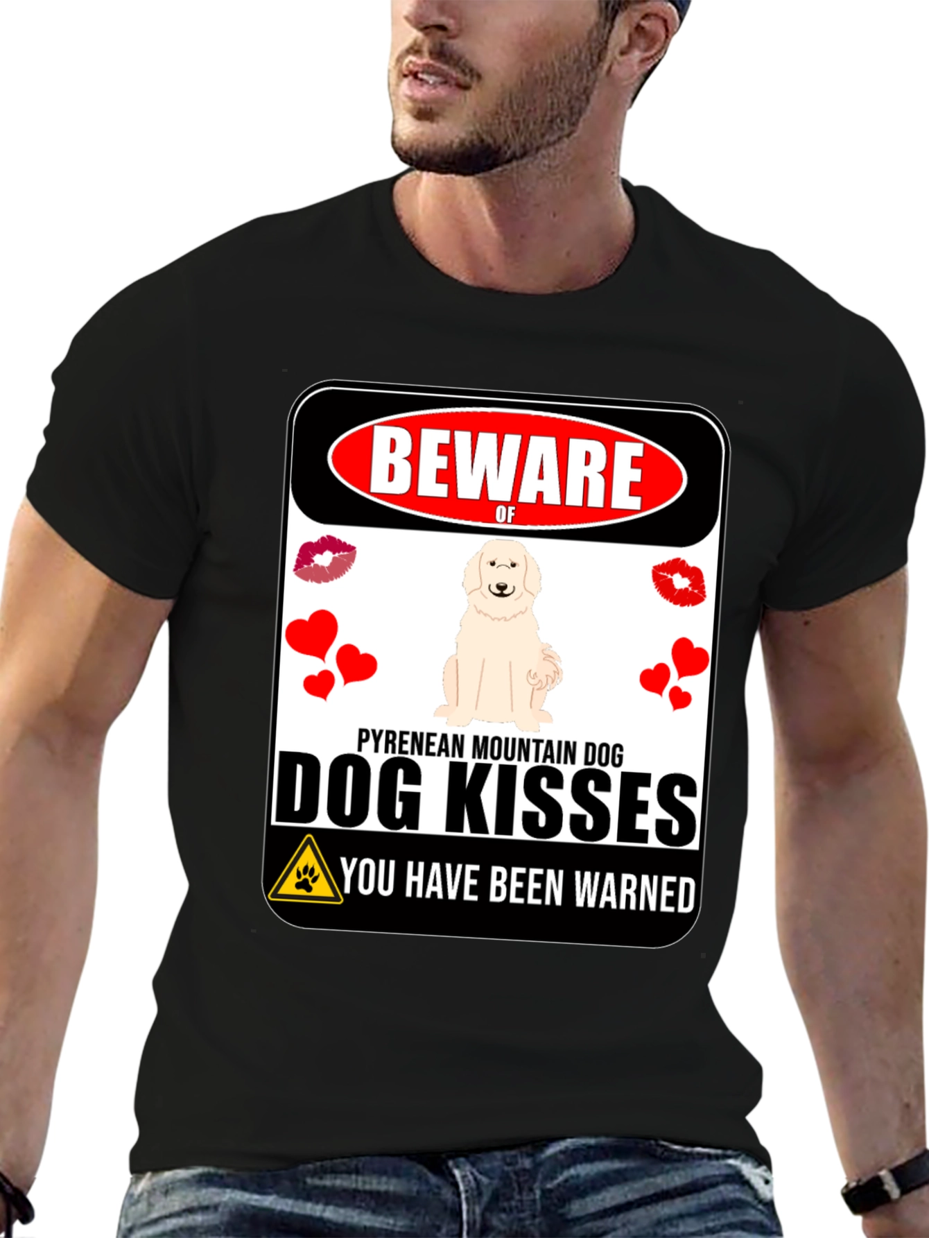 Beware of Dog Kisses T-Shirt