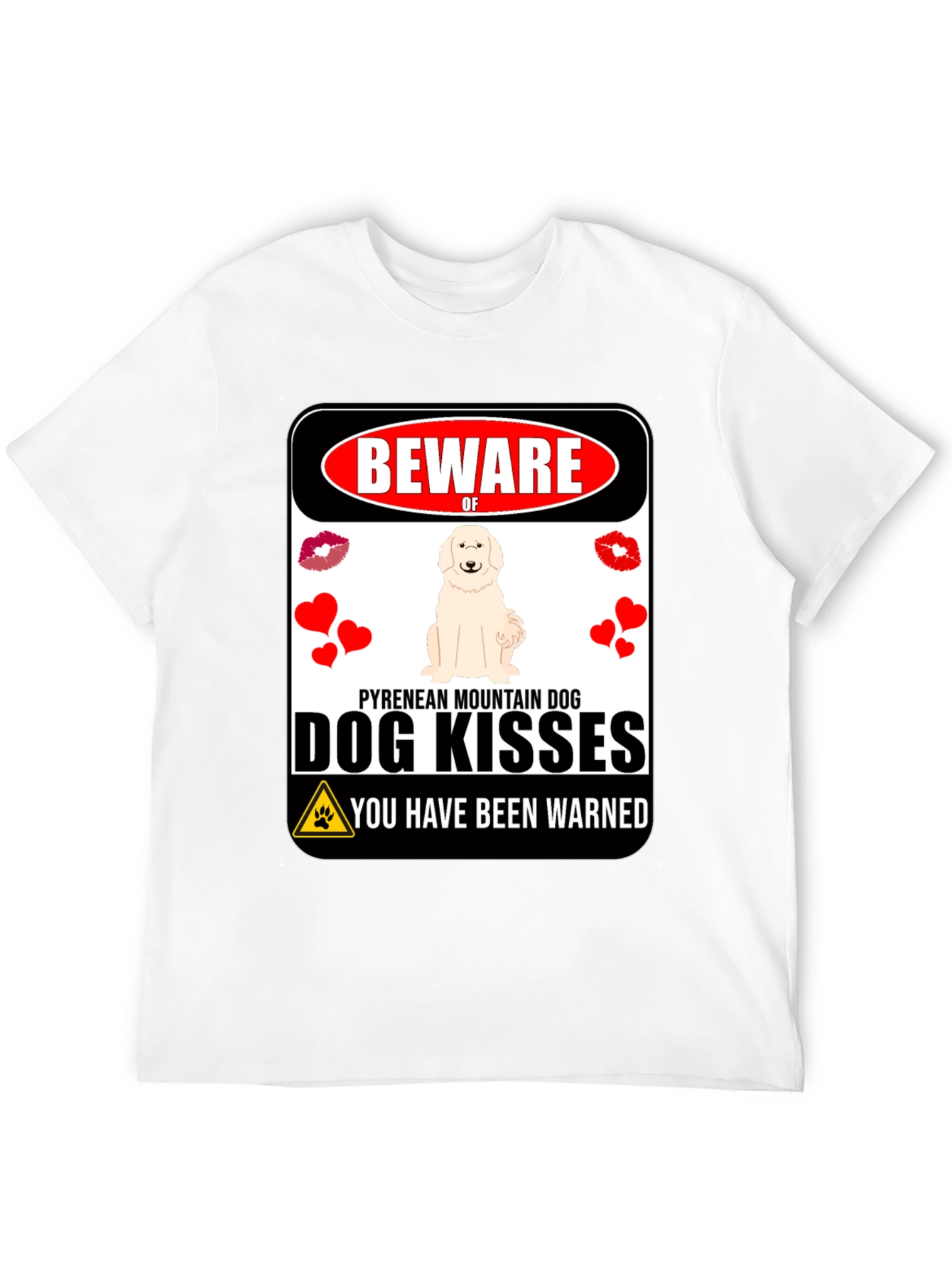 Beware of Dog Kisses T-Shirt