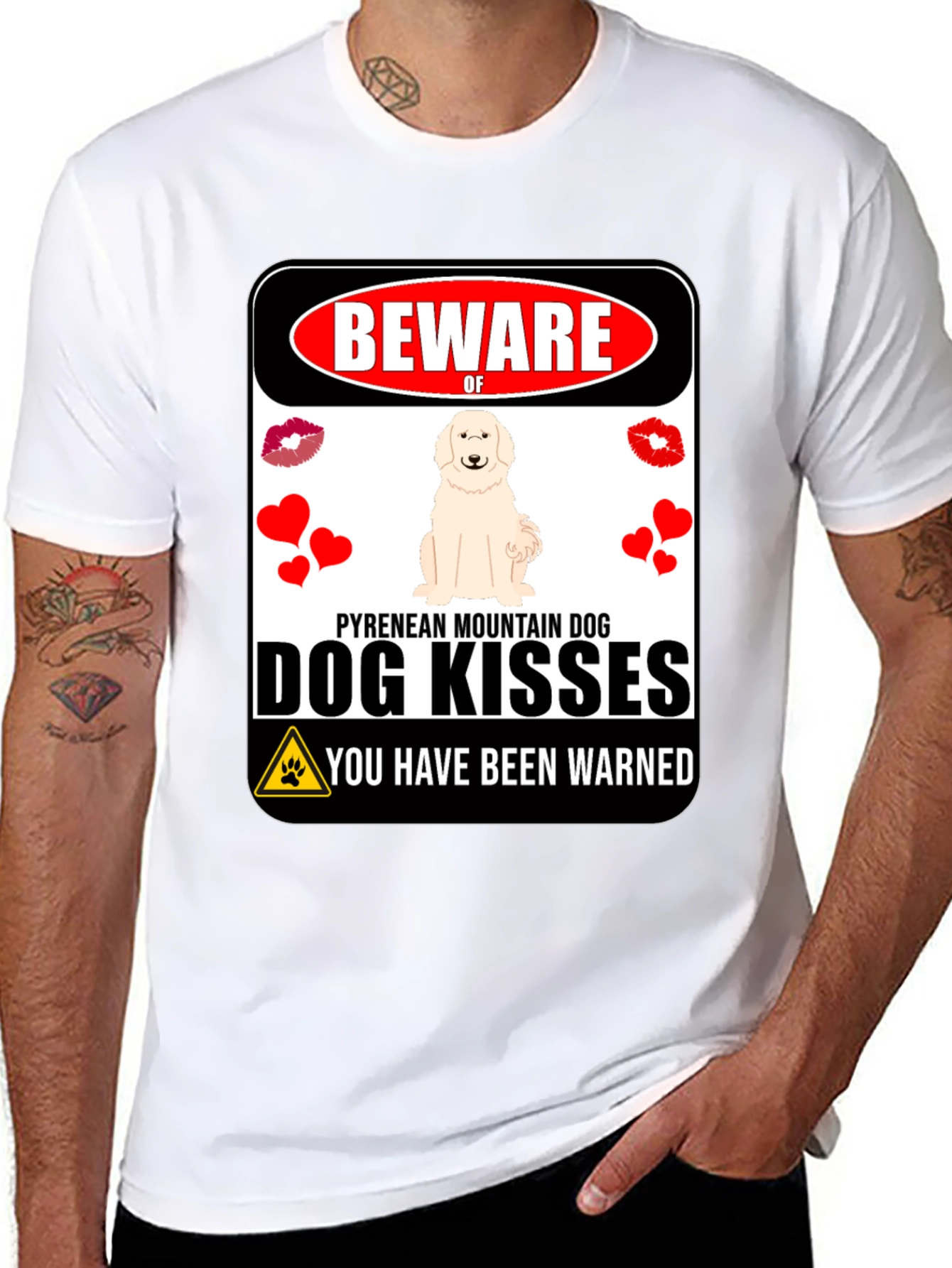 Beware of Dog Kisses T-Shirt