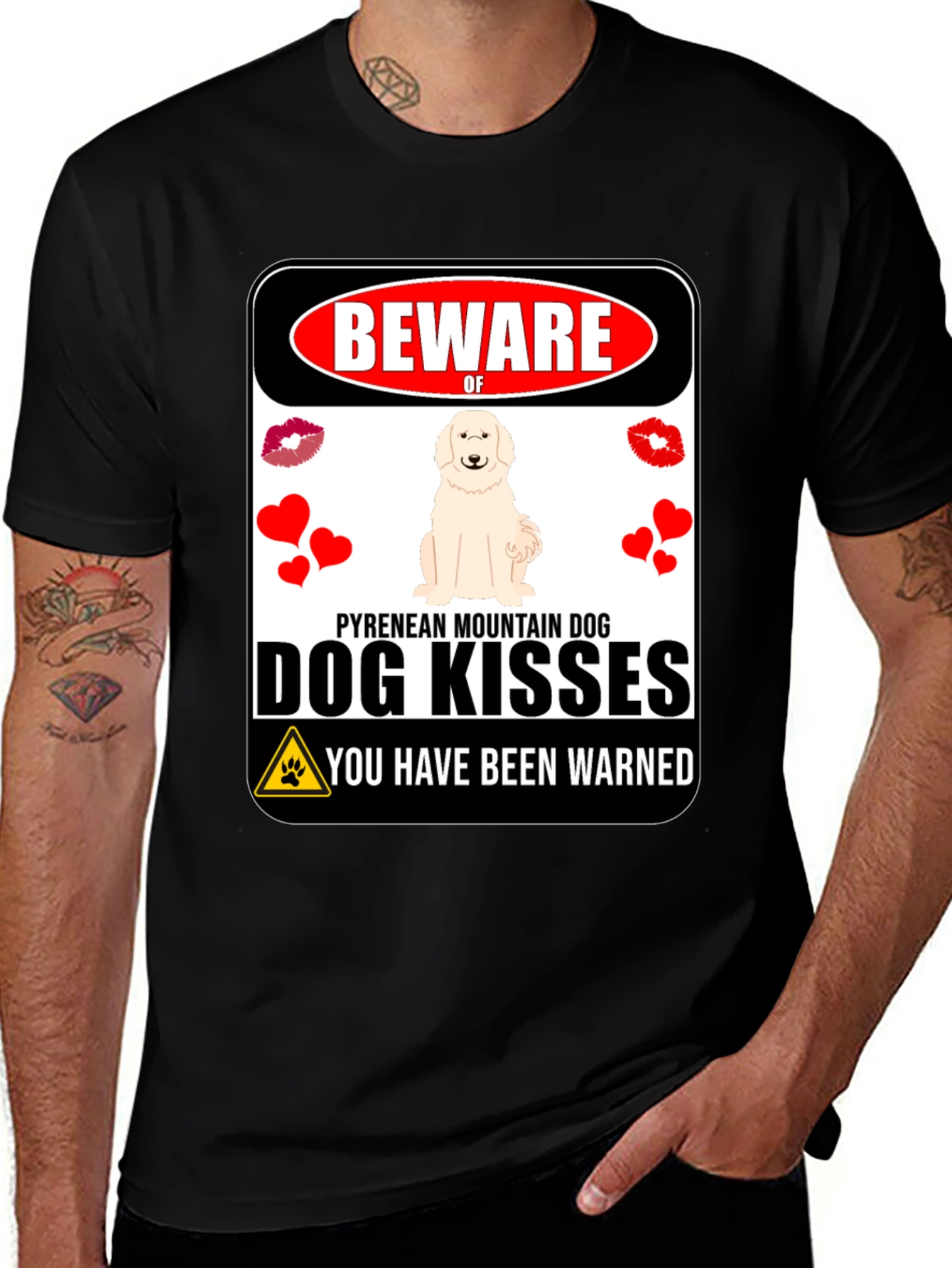Beware of Dog Kisses T-Shirt