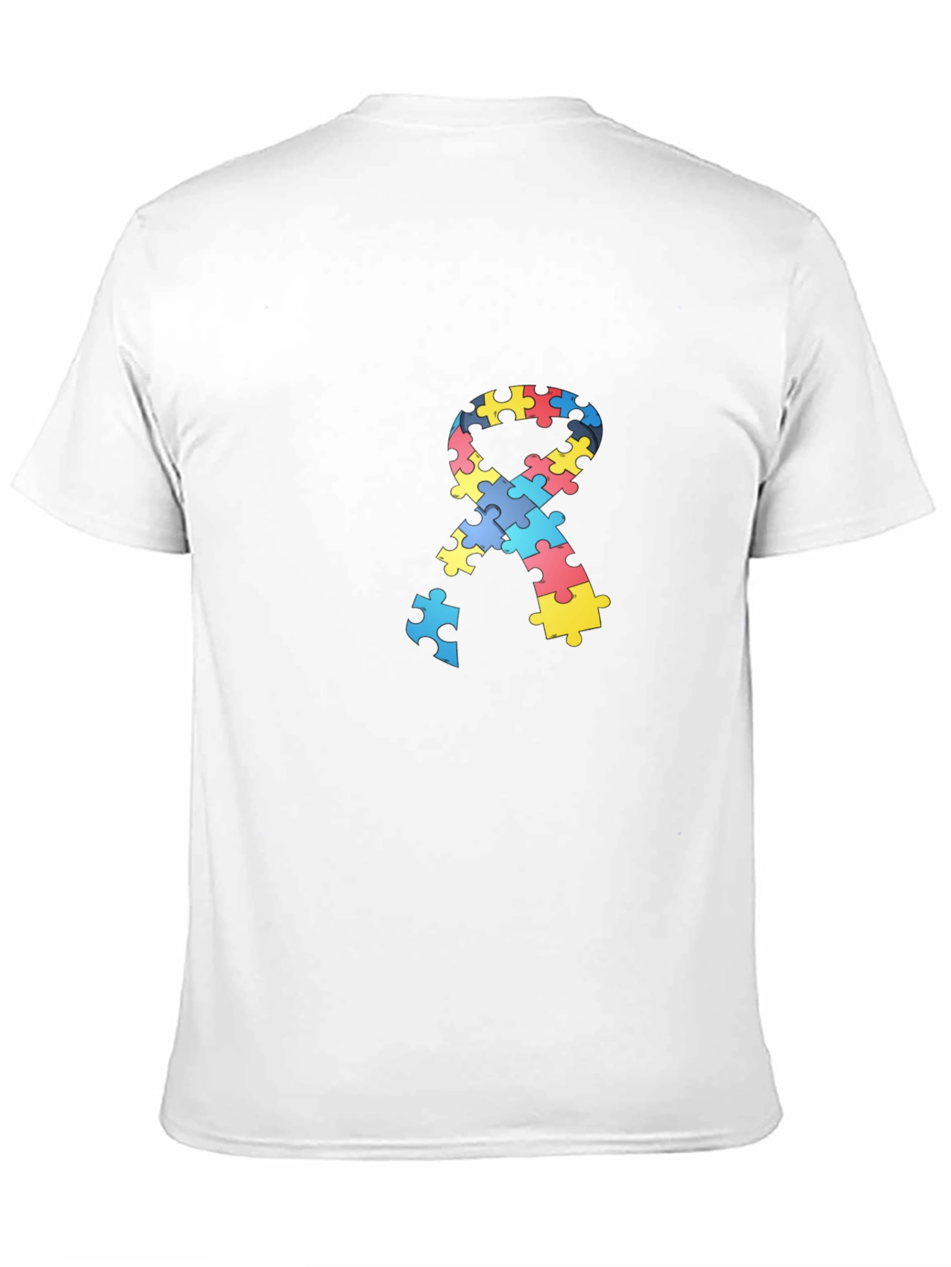 Autism Awareness Puzzle Ribbon T-Shirt