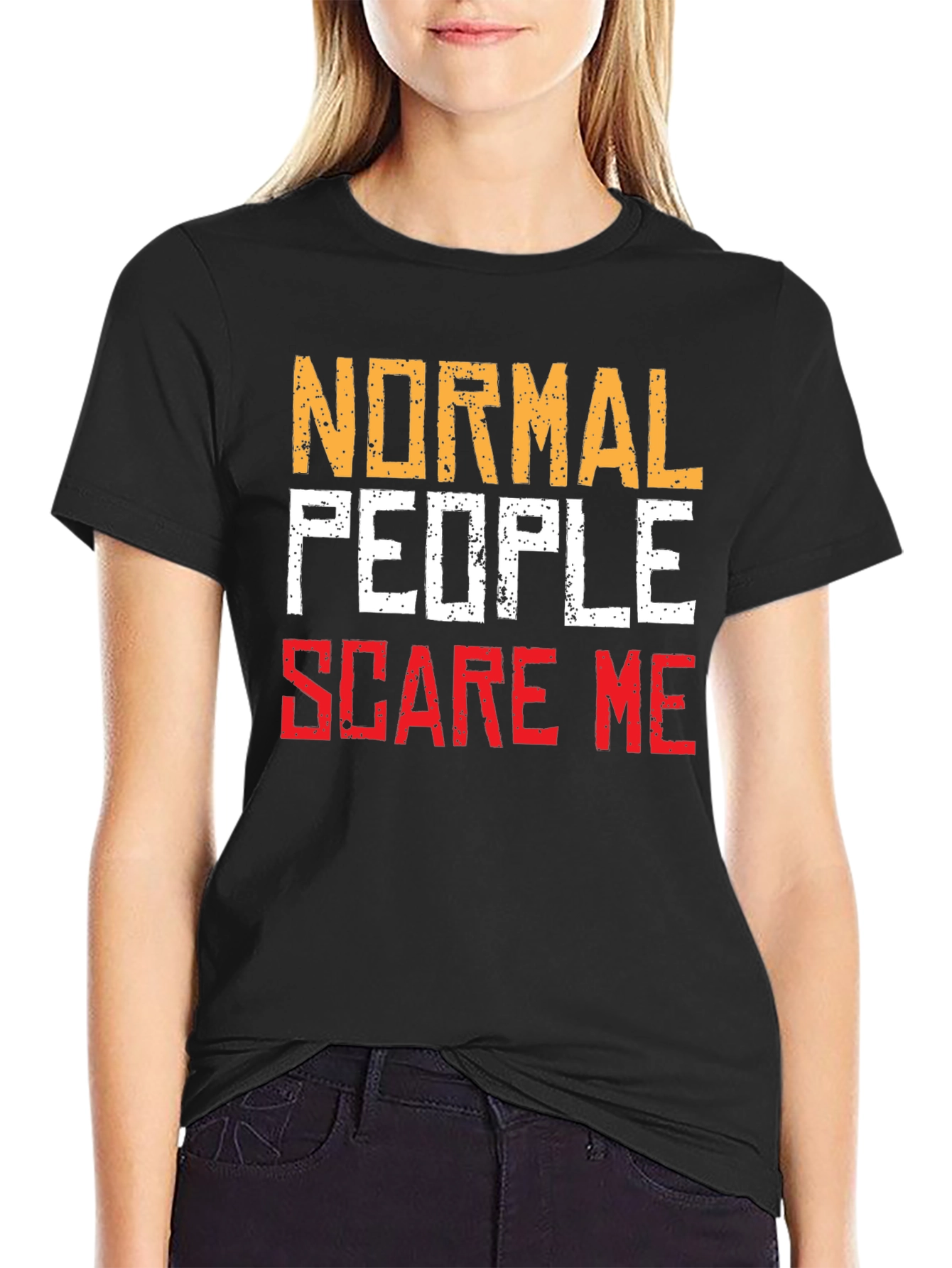 Normal People Scare Me Graphic Tee