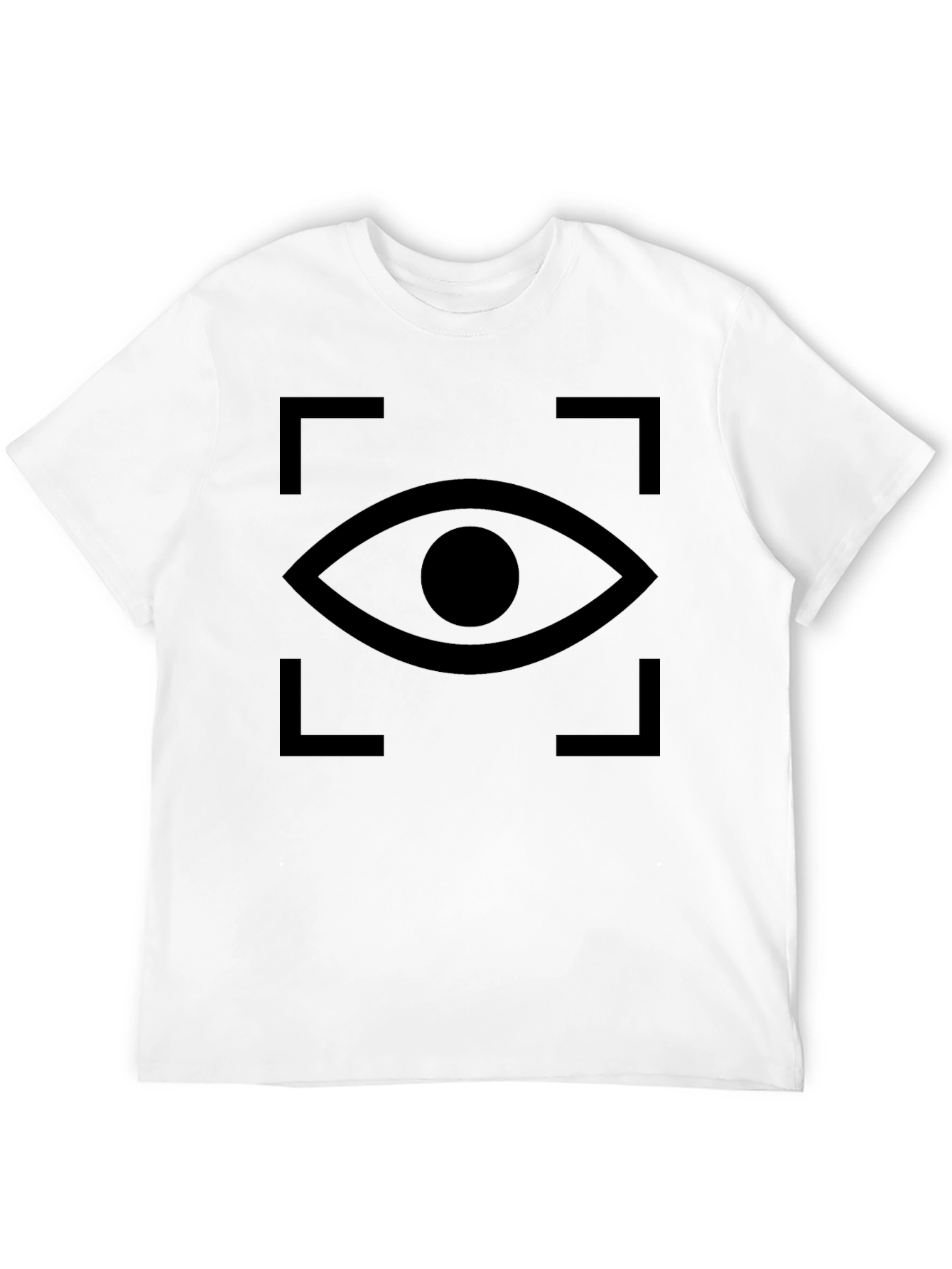 Eye Spy Graphic Tee - Modern Black T-Shirt