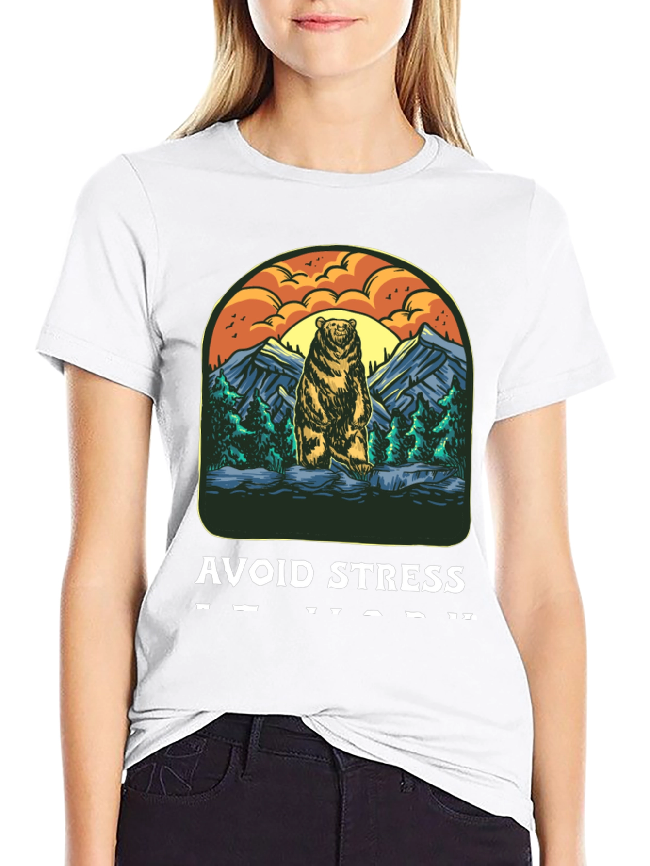 Avoid Stress Bear T-Shirt